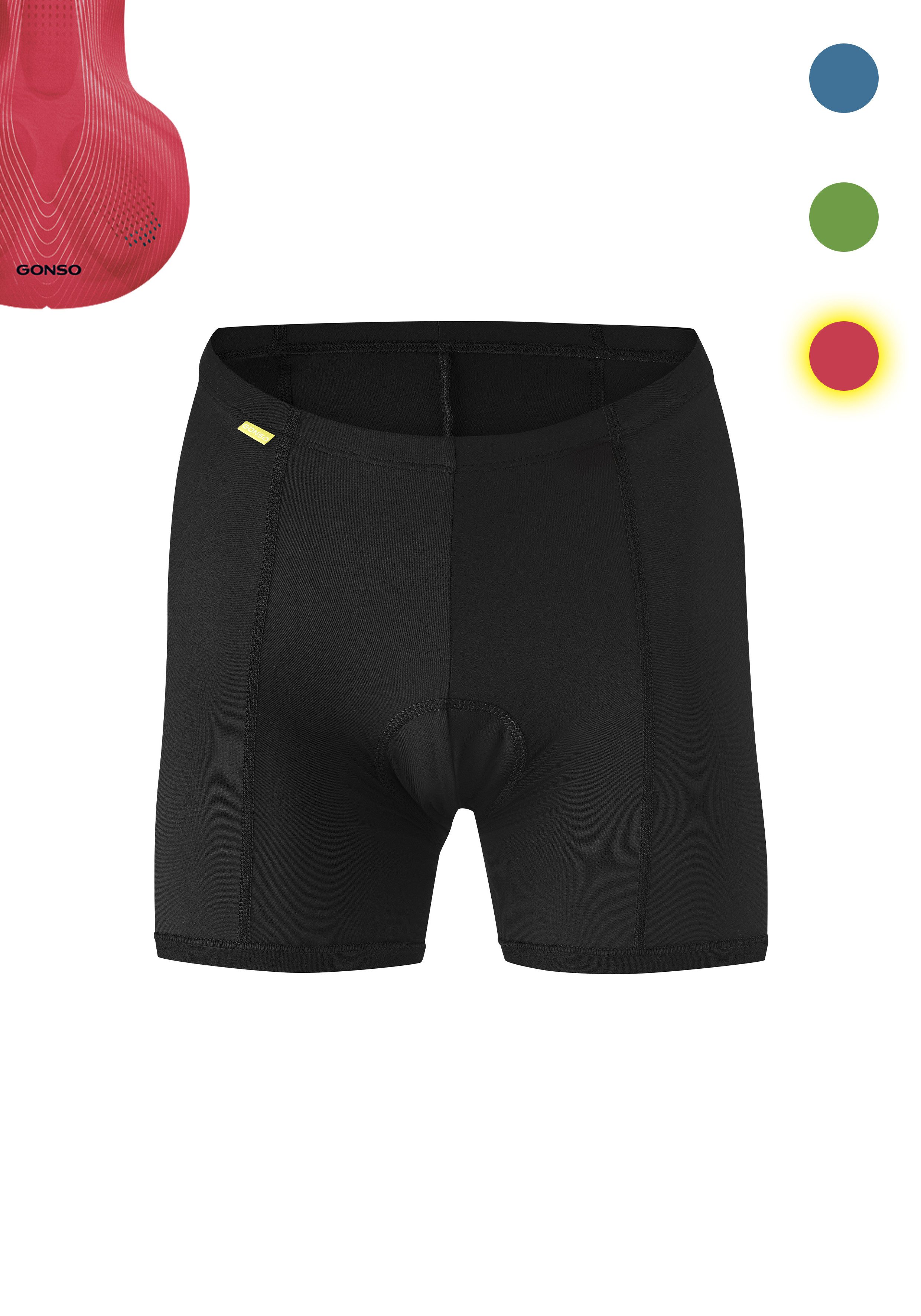 Gonso Fahrradhose Sitivo U W Damen Fahrradunterhose, Radhose mit speziellem Sitzpolster, Tight Fit