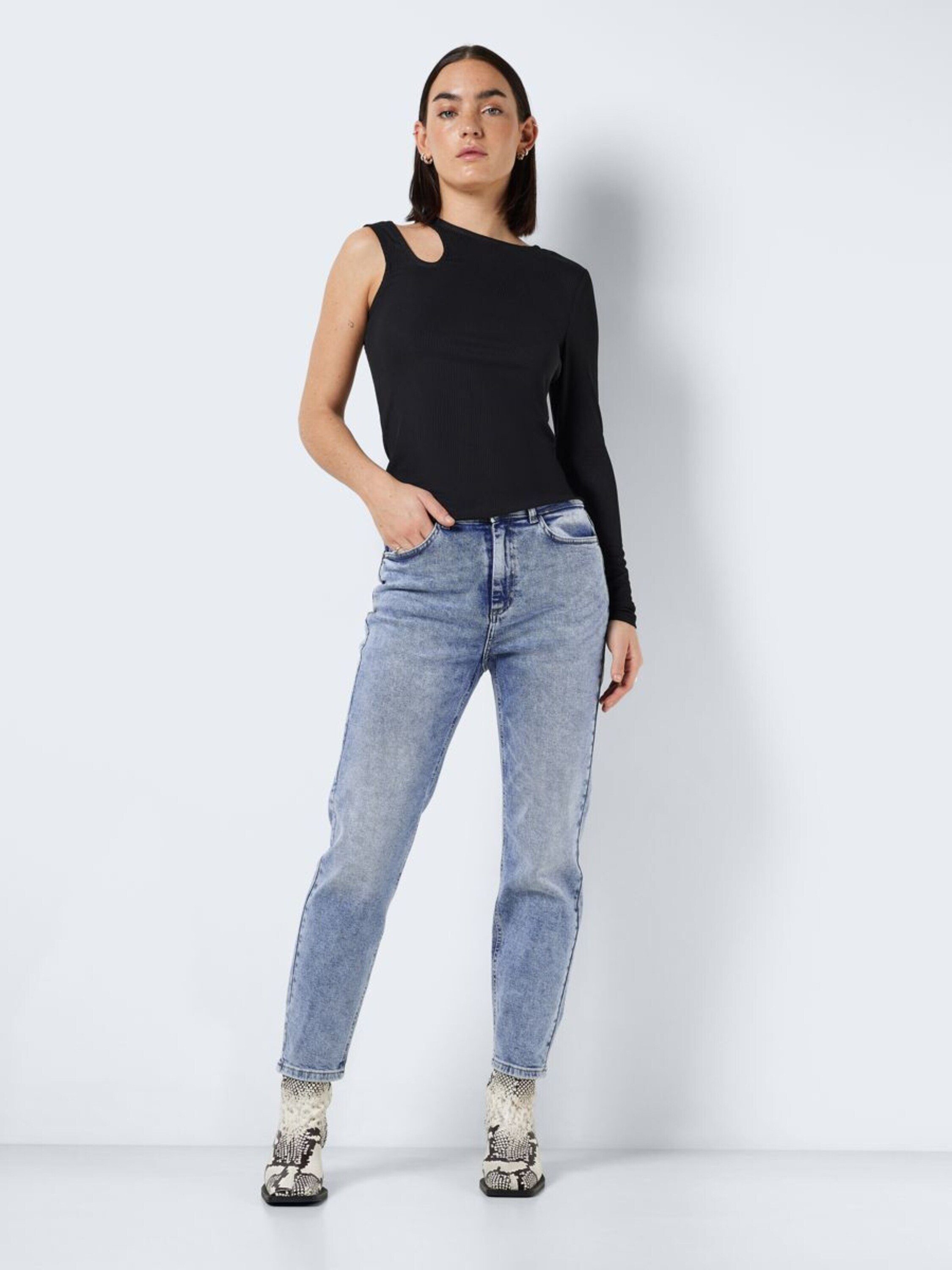 Plain/ohne Regular-fit-Jeans ONI may Details (1-tlg) Noisy
