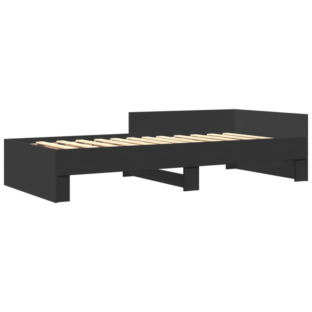 vidaXL Bett Bettgestell Schwarz 75x190 cm günstig online kaufen