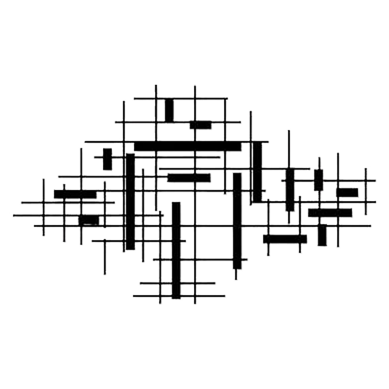 Jumpeak Wanddekoobjekt Ausgewählte Kunst, Stromlinienförmige Geometrie, günstig online kaufen