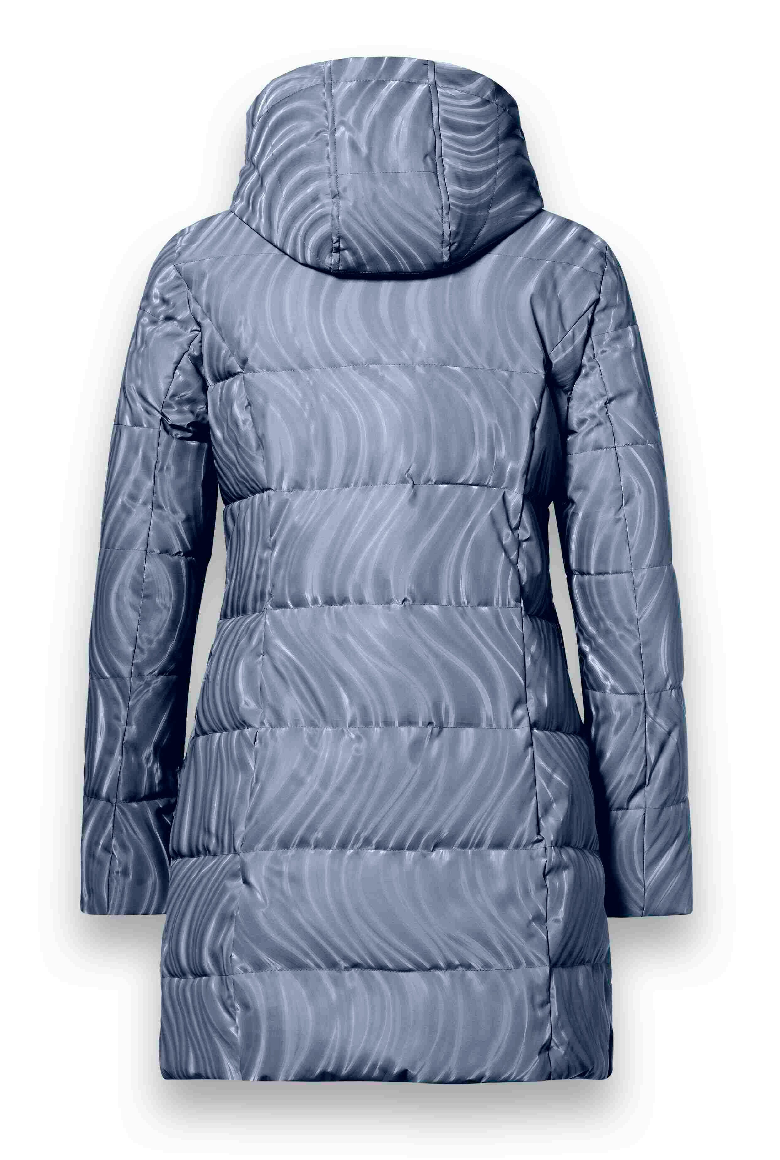 District Steppmantel Alberta (3D-Print, wasserabweisend) blau Damen günstig online kaufen