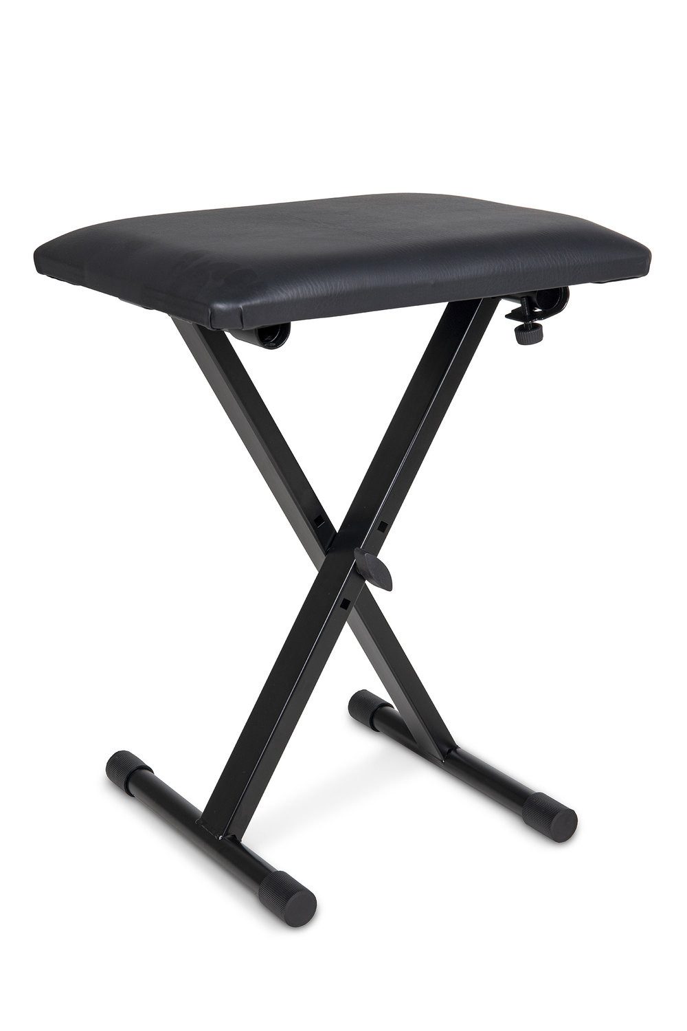 Gewa Keyboardbank Keyboardbank KB-10B, Stahlrohr, klappbar und 3-fach höhenverstellbar, Sitzfläche 43 x 31 cm, Kunstleder, stabil, leicht, ergonomisch, robust