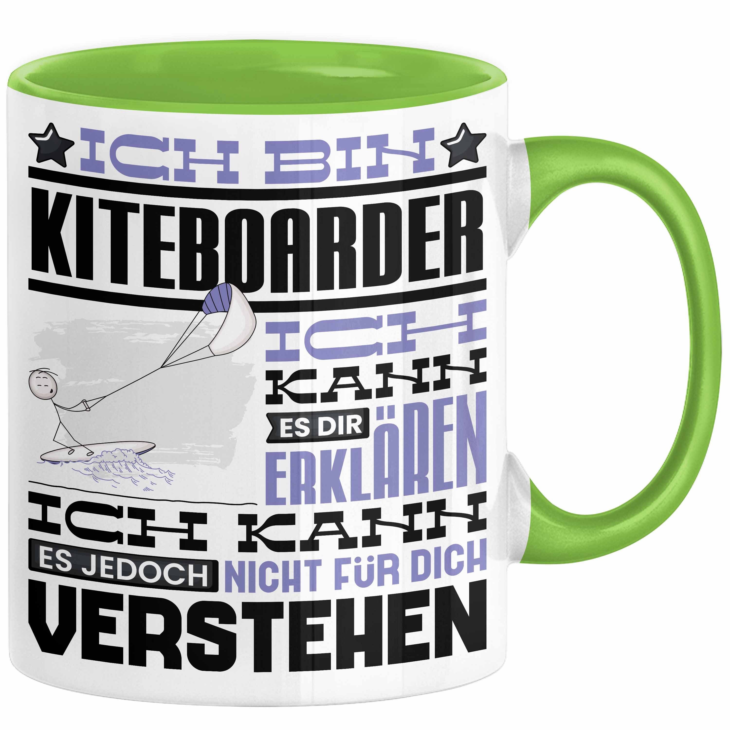 Tasse Kiteboarder Geschenk Tasse Lustige Geschenkdiee für einen Kiteboarder