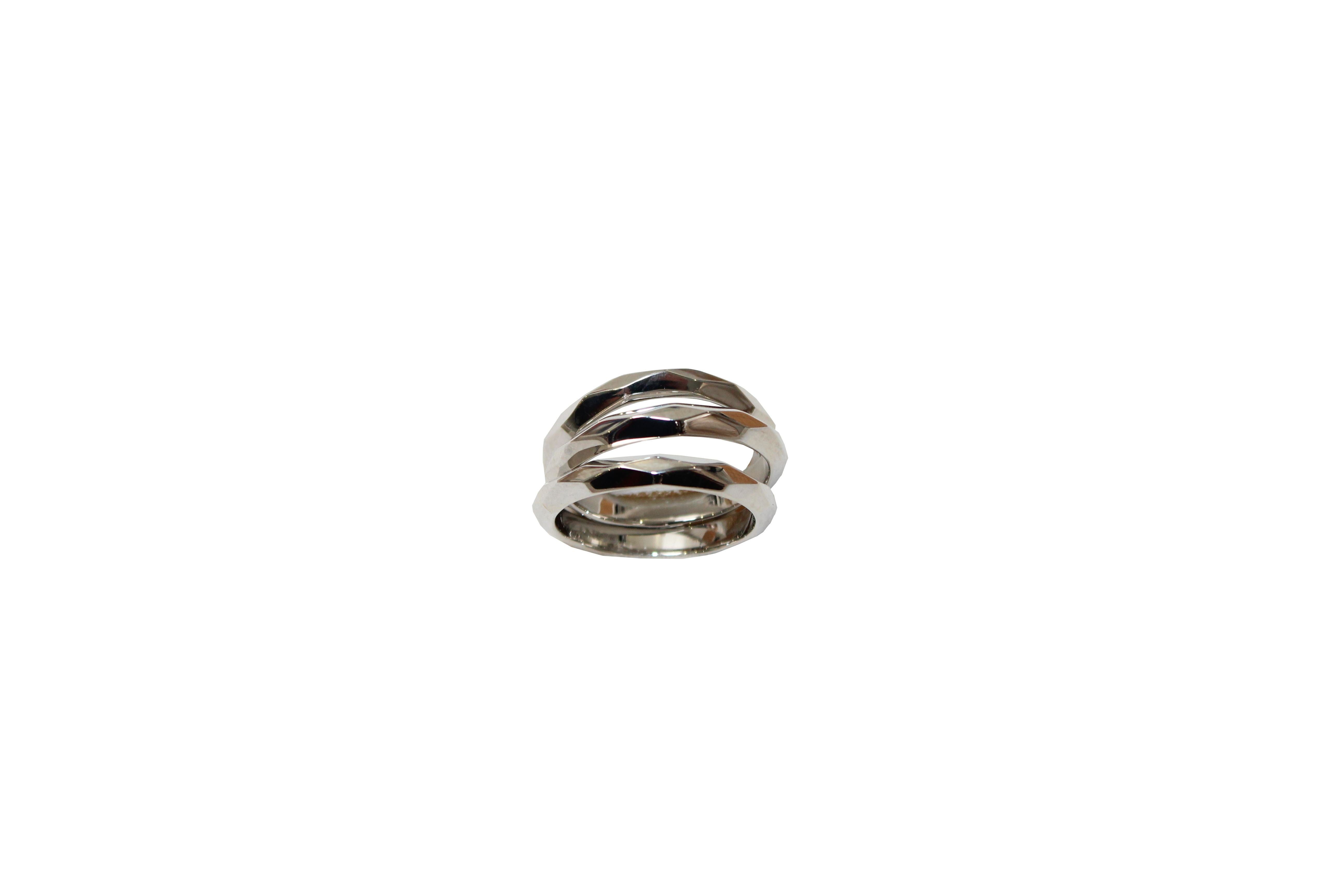 DKNY Fingerring Damen, aus Edelstahl, Silber, Gr. 50 (15,9mm)