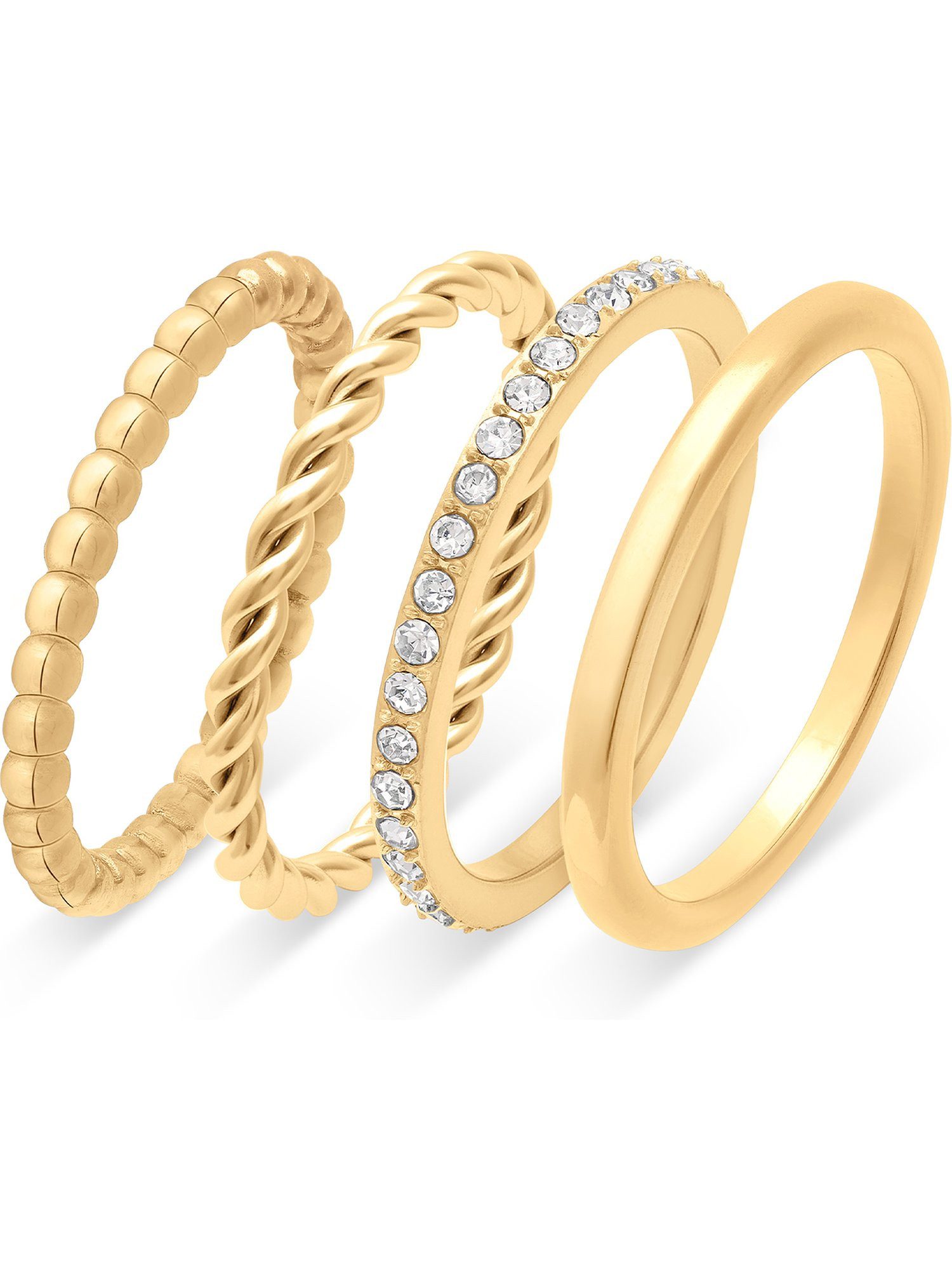 s.Oliver Fingerring S.Oliver Damen-Damenring Edelstahl