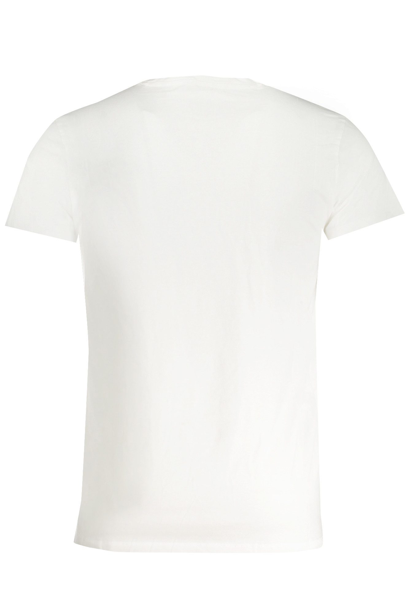 Trussardi T-Shirt Weißes Herren Kurzarm T-Shirt mit Logo und Druck