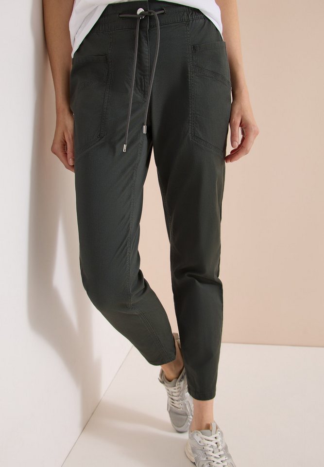 CECIL Stoffhose Style Chelsea Sommerhose im Washed-Look