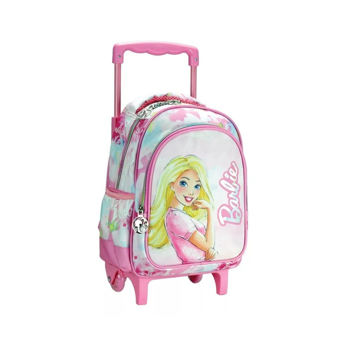 Kinderrucksack Barbie Paints rollender Kindergarten-Rucksack, Tasche 30 cm