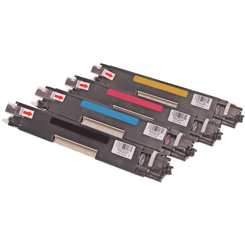 ABC Tonerkartusche, Kompatibles Set 4x Toner für Canon 729 729K 729C 729M 729Y I-Sensys