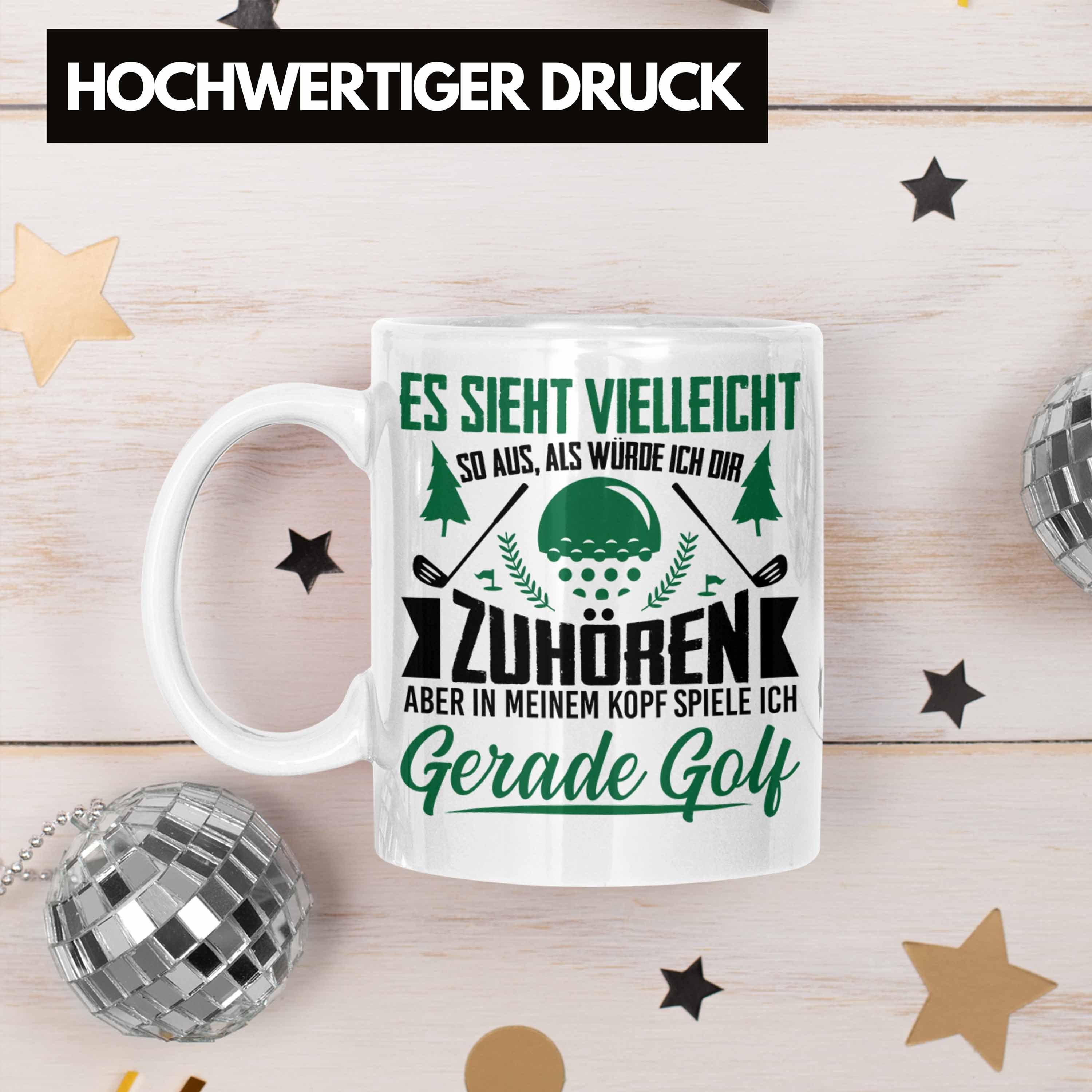 Trendation Tasse Trendation - Golfer Geschenk Golf Tasse mit Spruch - Kaffeetasse für G