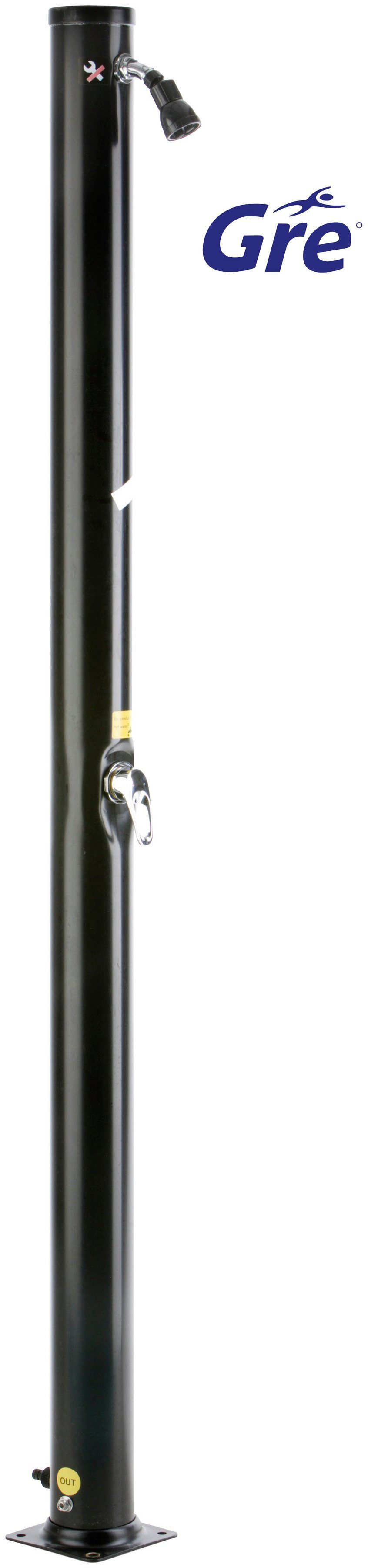 Gre Solardusche, Kunststoff, Höhe: 220 cm, 20 Liter Tank