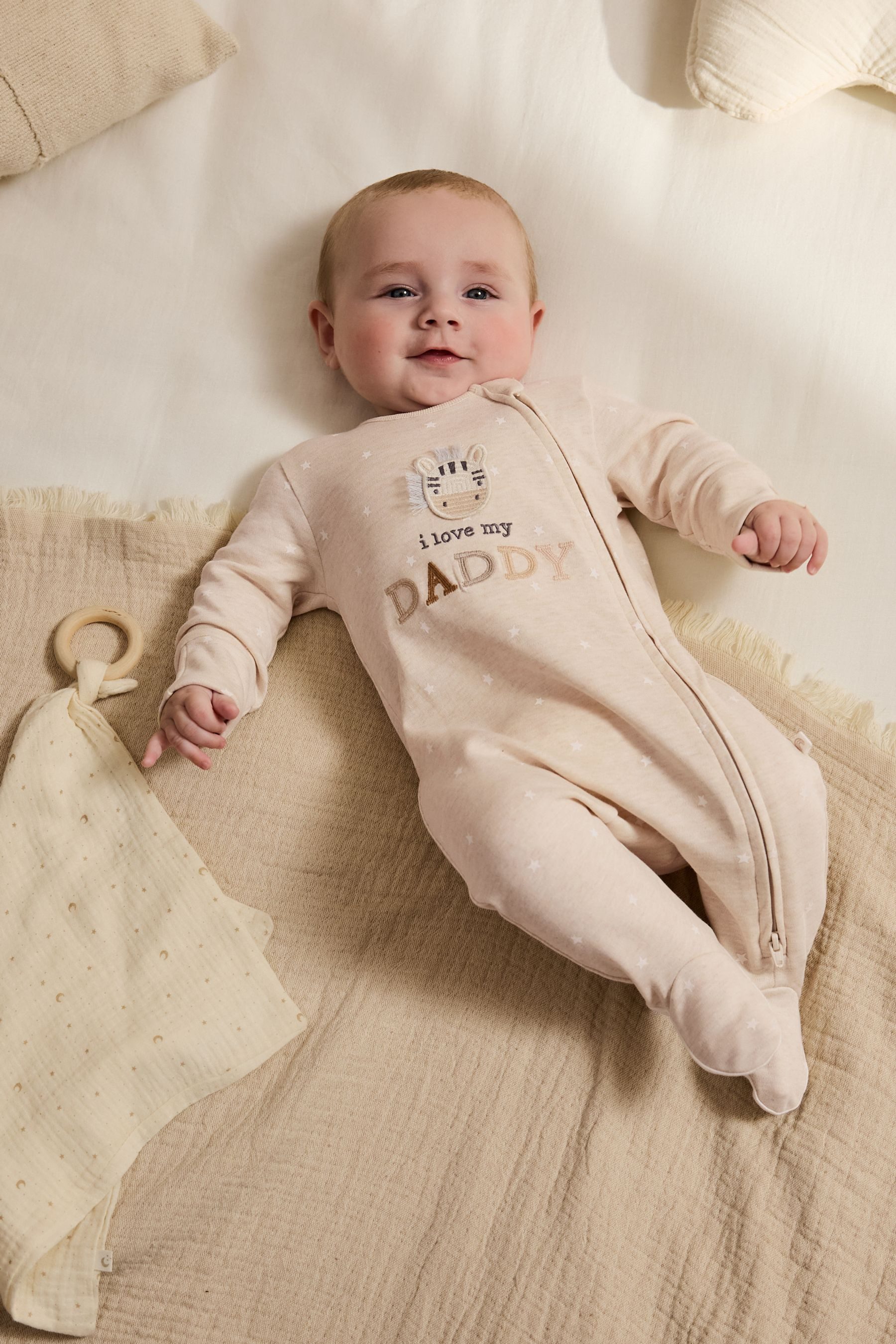 Next Schlafoverall Babyschlafanzug mit Zweiwege-RV, I Love My Mummy (1-tlg)