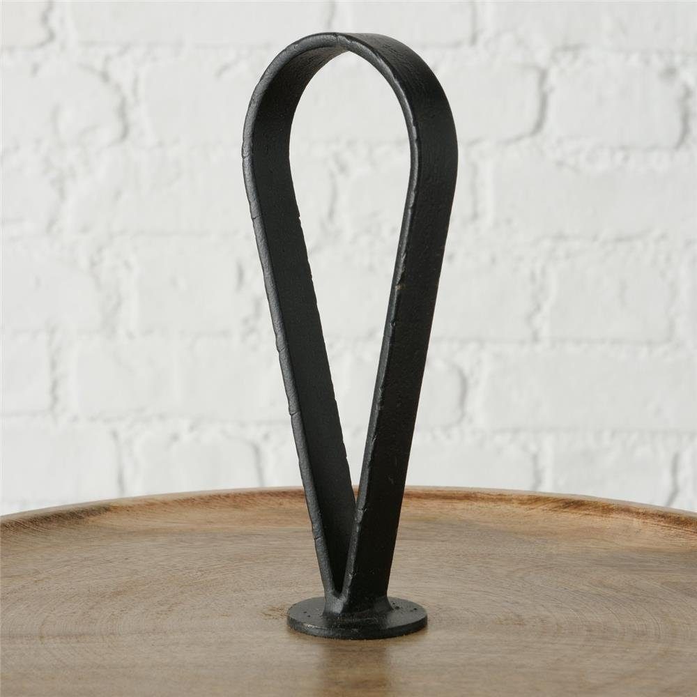 BOLTZE Dekoetagere Kabir, 2-stöckig Holz mit Griff für Dekoration Elegantes Skandinavisch Design