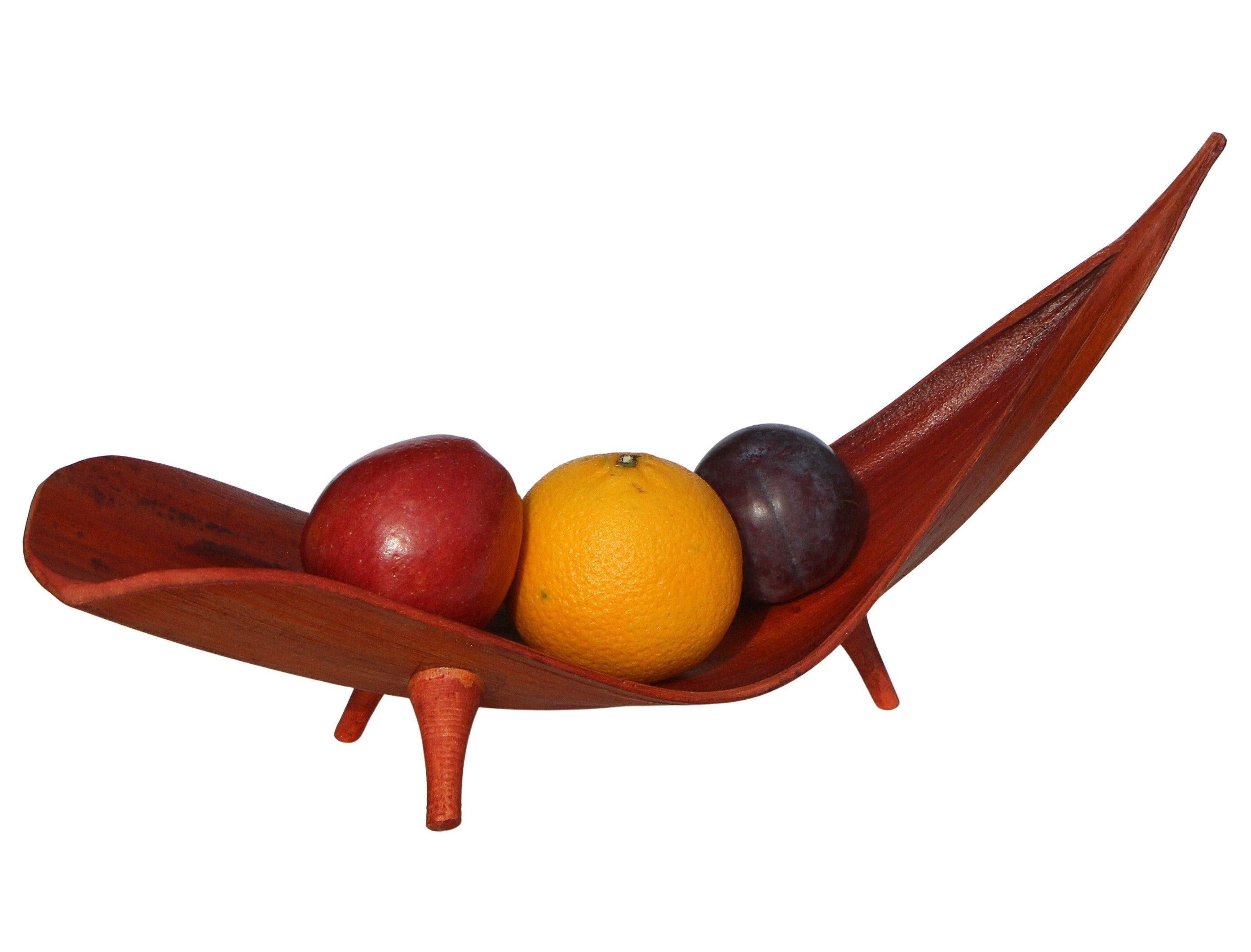 Wogeka Dekoschale Obst-Schale Bananenblatt Handarbeit Dekoration