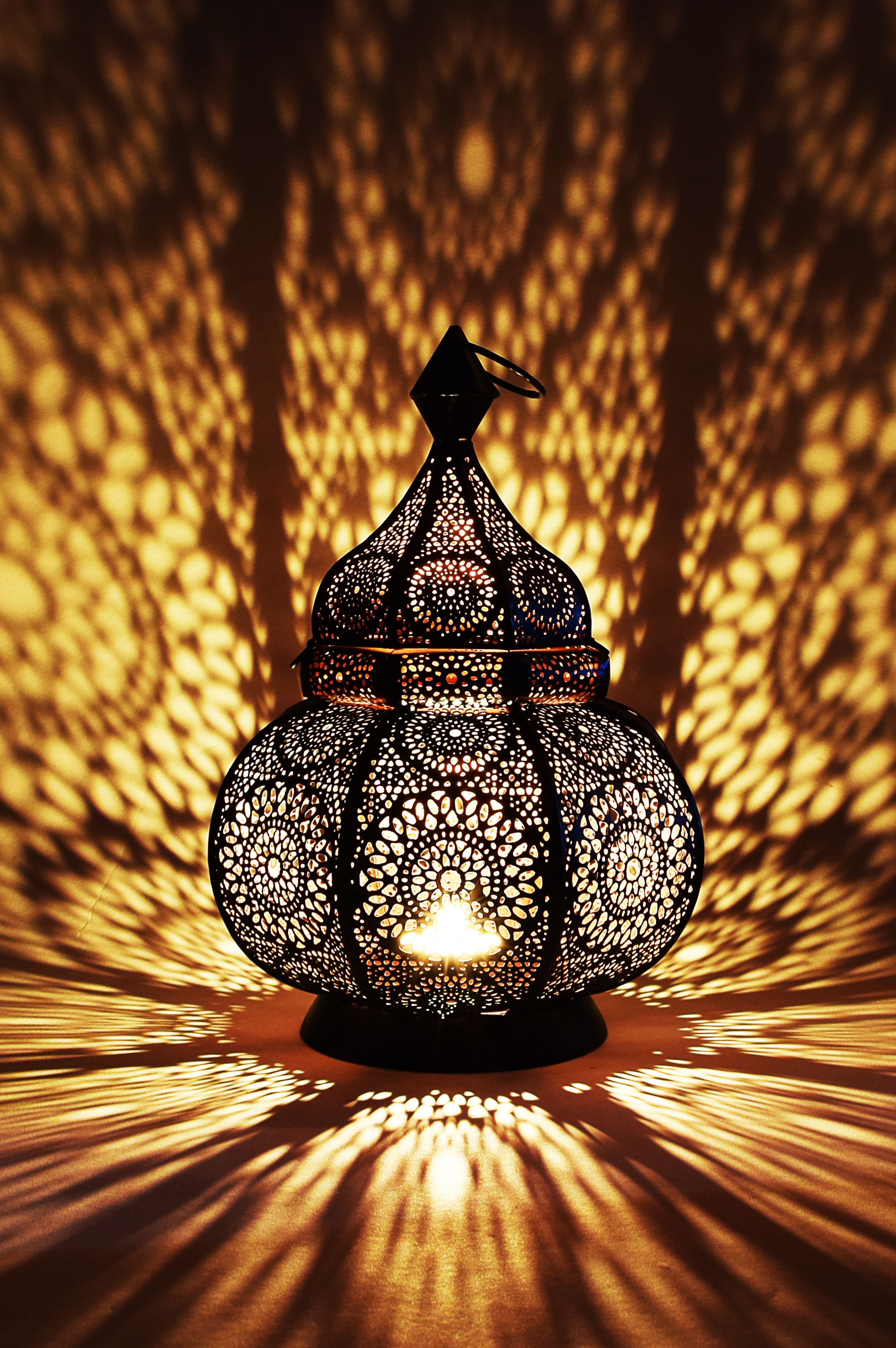 Marrakesch Orient & Mediterran Interior Windlicht Orientalische Laterne Ziva orientalisches Windlicht Metalllaterne, Handarbeit