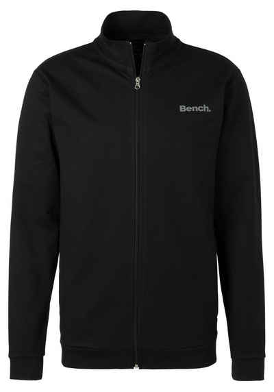 Bench. Loungewear Sweatjacke mit Stehkragen aus leichter und bequemer Sweatware