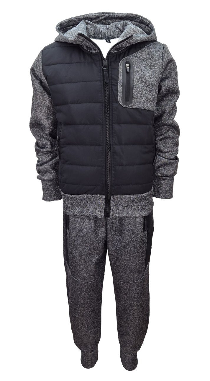 Fashion Boy Jogginganzug Sweatanzug Jogginganzug Freizeitanzug warm gefüttert JF6e