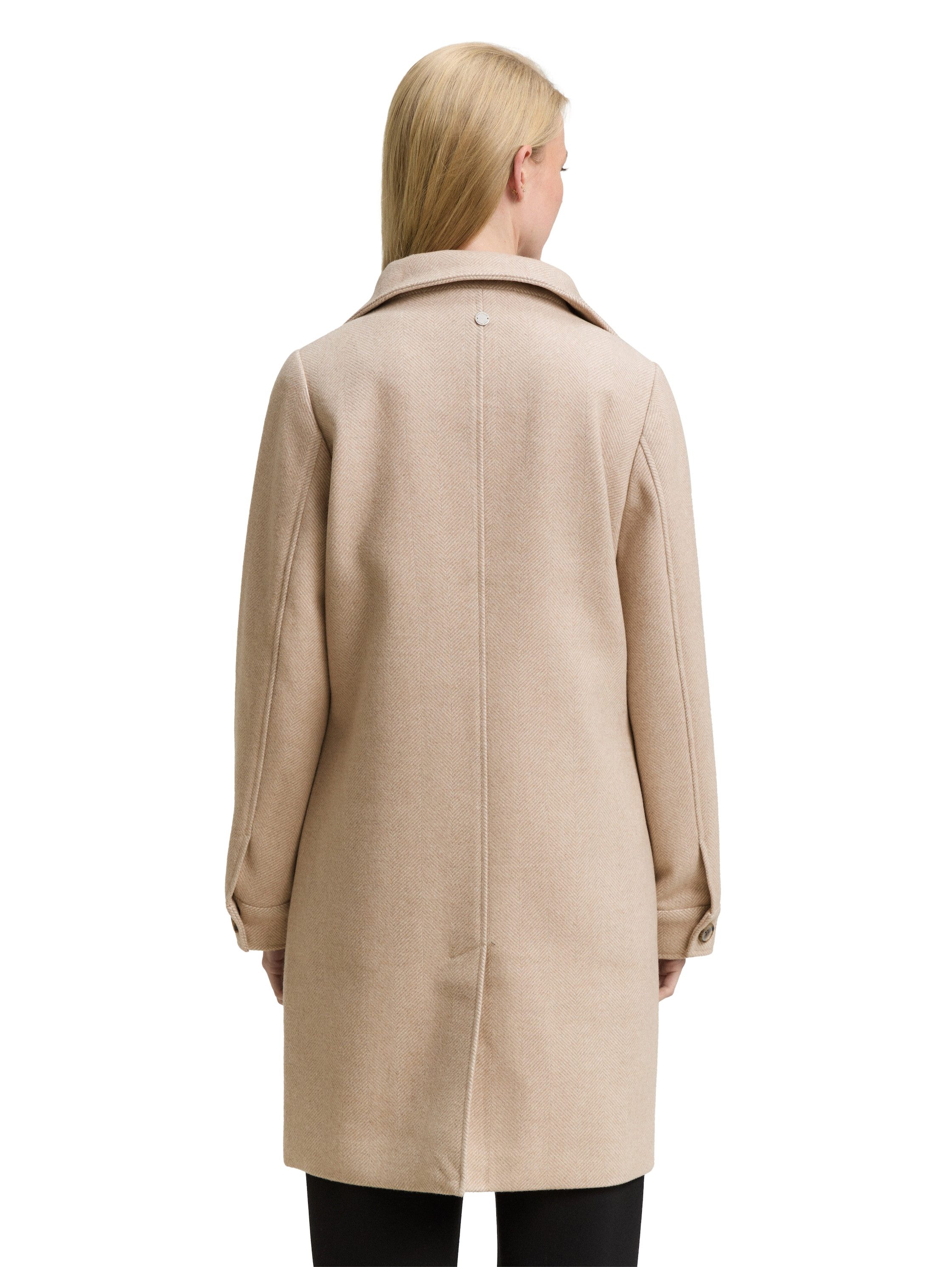 TOM TAILOR Wollmantel mit Knopfleiste und Stehkragen günstig online kaufen