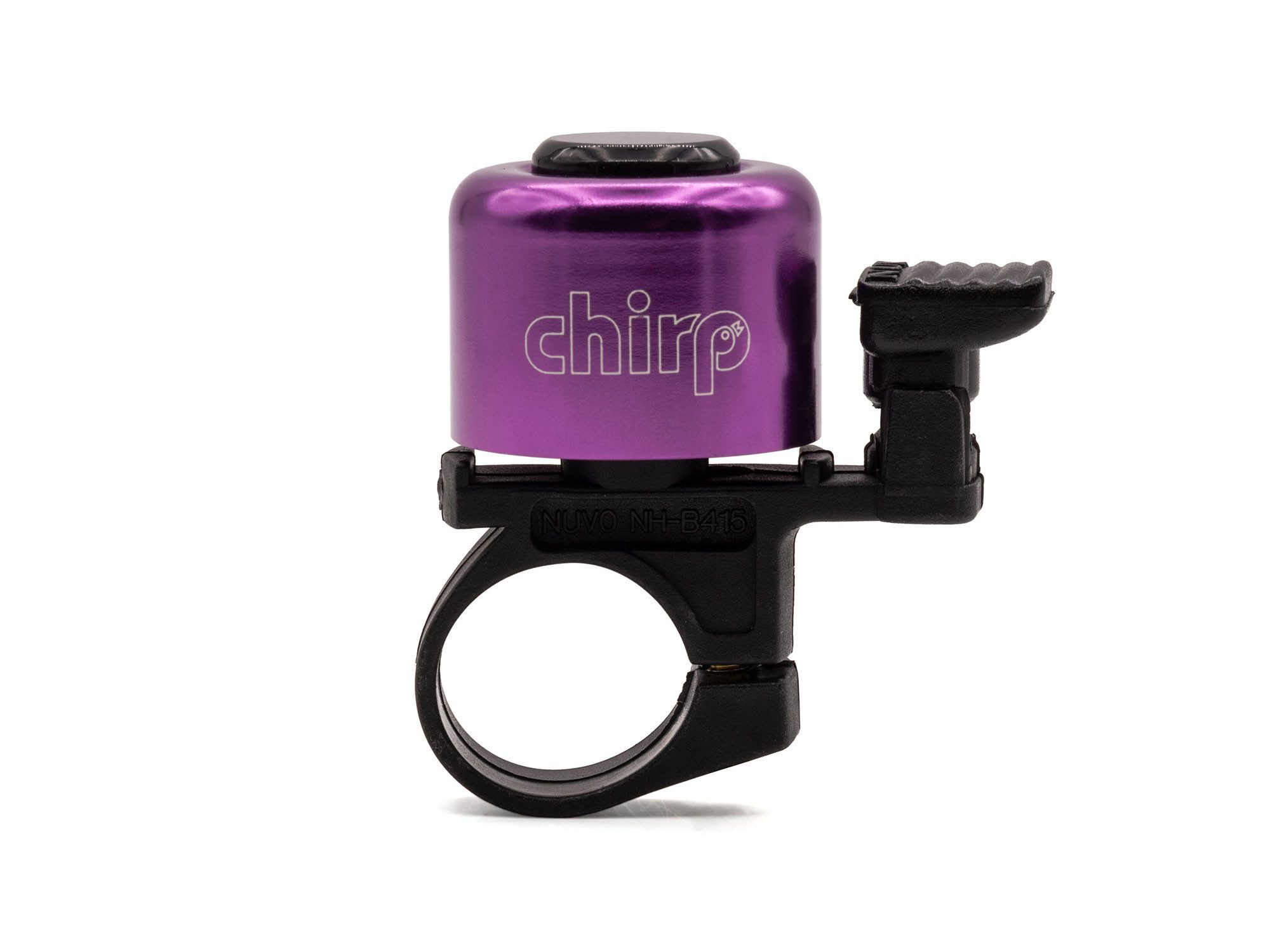 Chirp Fahrradklingel Minibell, violett eloxiert