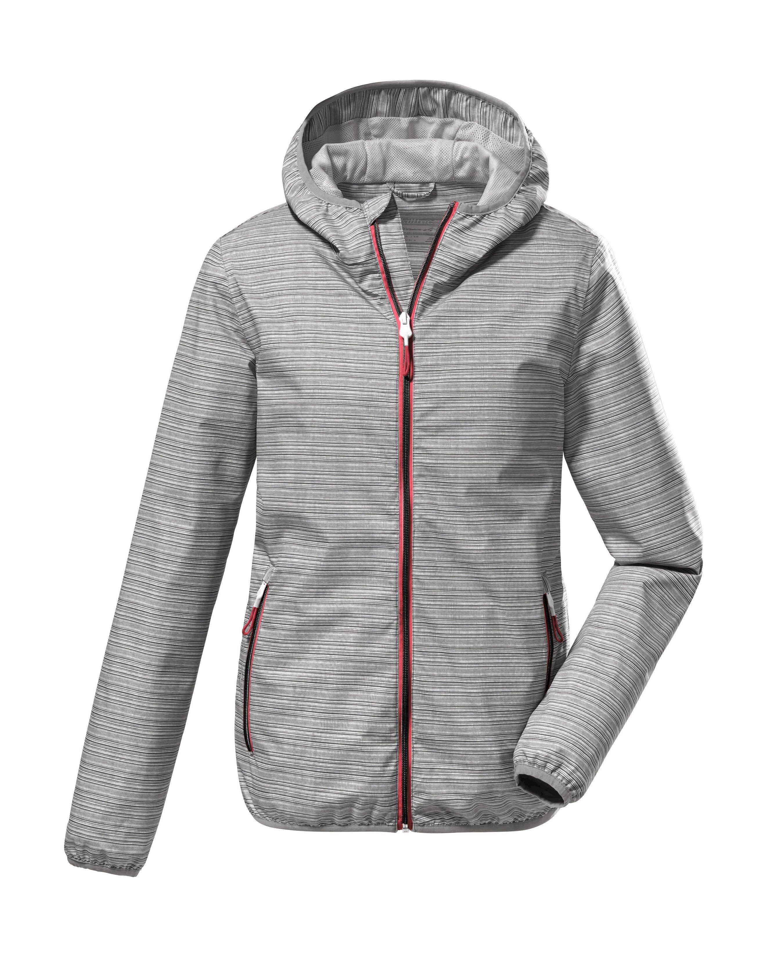 Killtec Outdoorjacke KOS 3 WMN JCKT Leichte, wasserdichte Damenjacke mit All Over-Print, packbar.