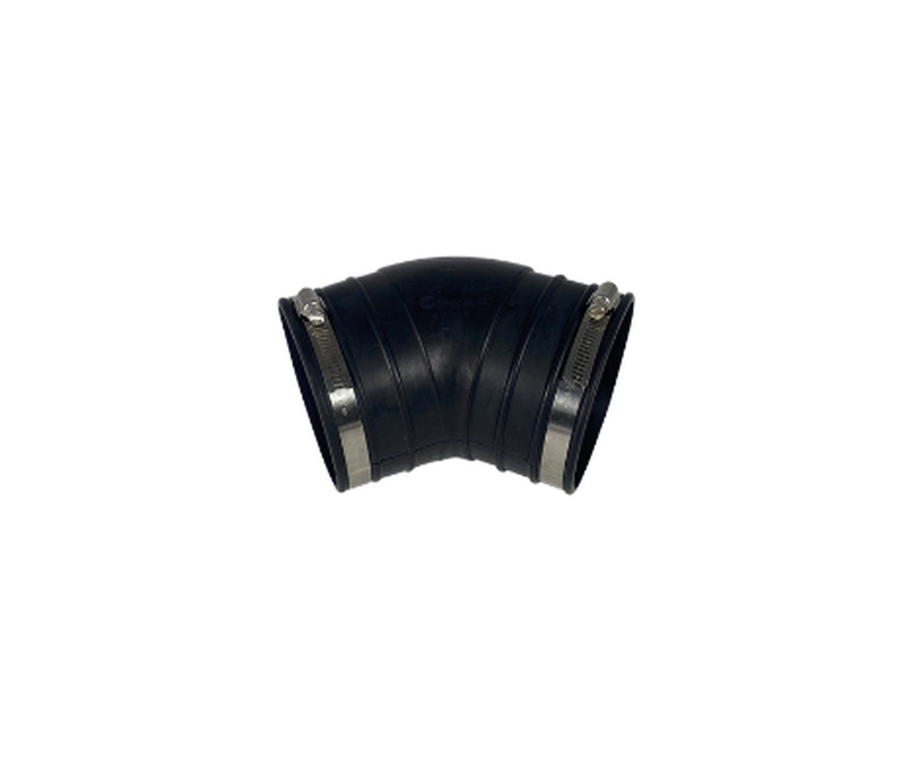 Air Aqua Muffenstopfen Air Aqua flexibler Gummi Bogen 45 Grad 110mm