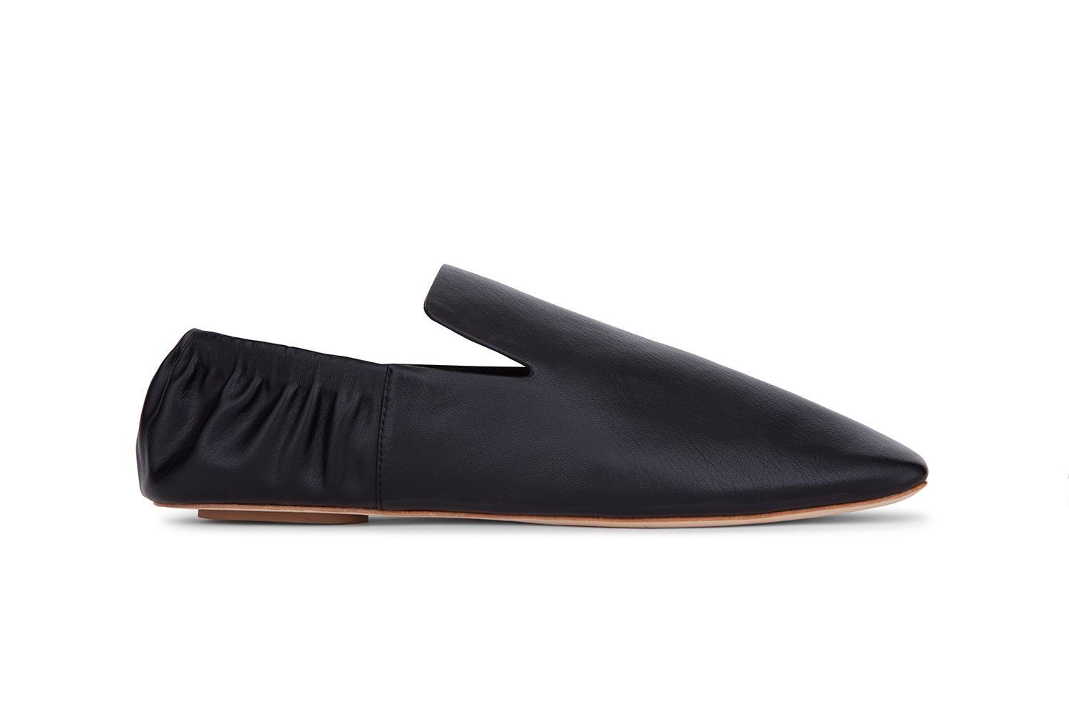 nanushka Noa Loafers Mokassin Ferse mit Schwarz Bund elastischem