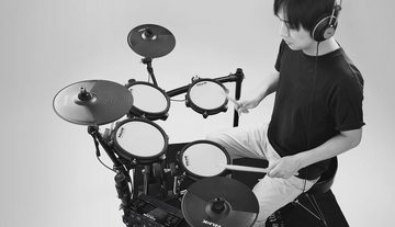 Nux E-Drum DM-210 elektronisches Schlagzeug, Set