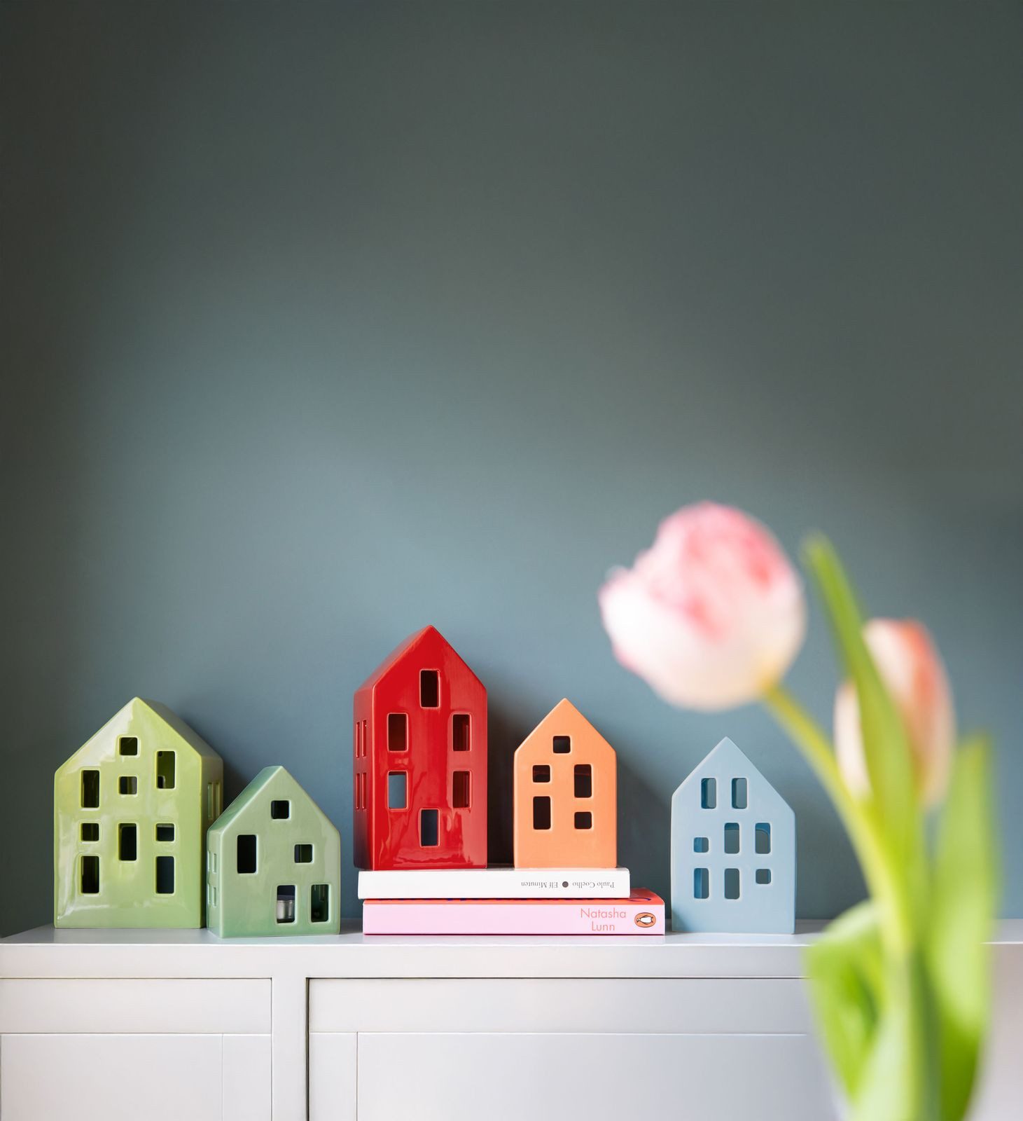 Remember Teelichthalter Teelichthäuser NYHAVN peach, Teelichthäuser NYHAVN günstig online kaufen