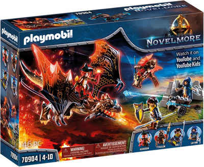 Playmobil® Konstruktions-Spielset »Novelmore Drachenattacke (70904), Novelmore«, (46 St), Made in Germany