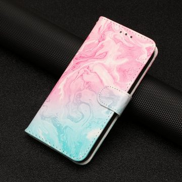 CLM-Tech Handyhülle Hülle für Samsung Galaxy A13 5G Tasche aus Kunstleder Klapphülle Etui, Kartenfächer, Standfunktion, Magnetverschluss