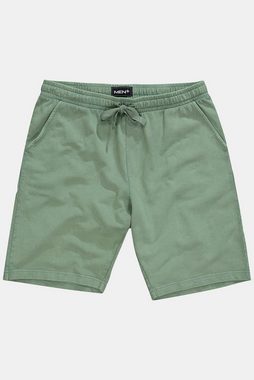 Men Plus Bermudas Men+ Sweat-Shorts Elastikbund Vintage Look