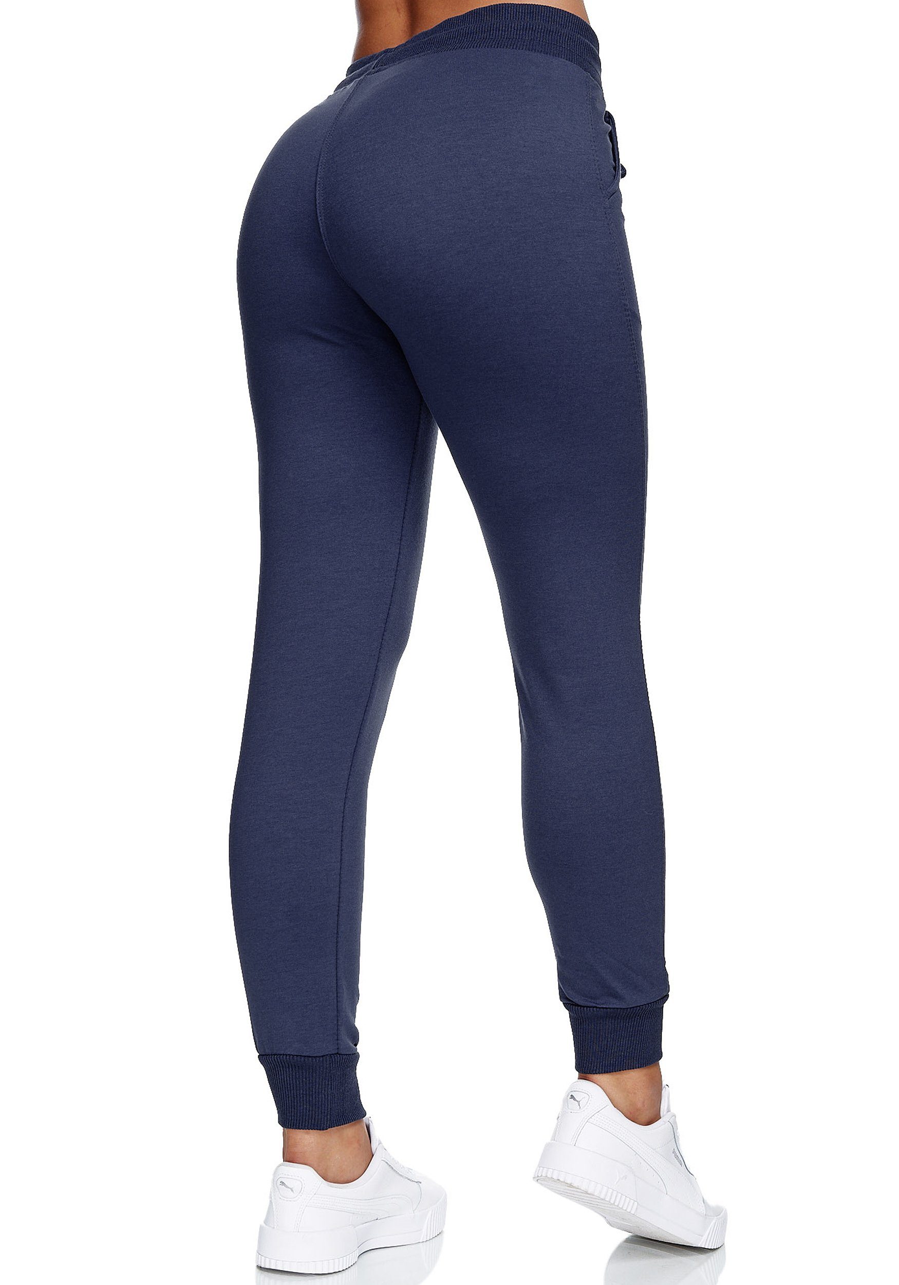 JEEL Sweathose Jogginghose Damen (1-tlg) Baumwolle