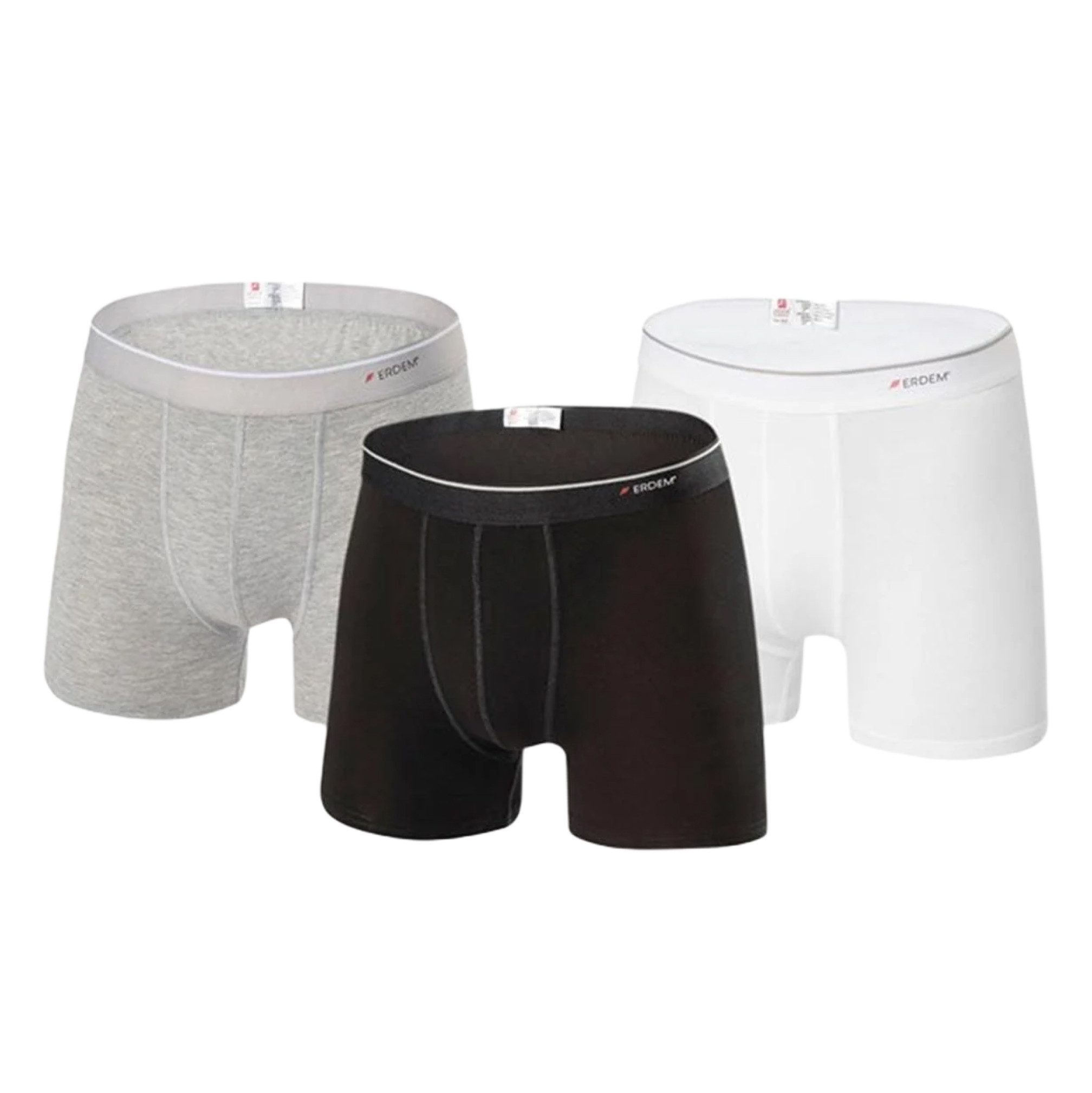 erdem iç giyim Boxer Herren Boxer 3er-Pack, Baumwolle, Bequem, Atmungsaktiv, Basic, M-2XL
