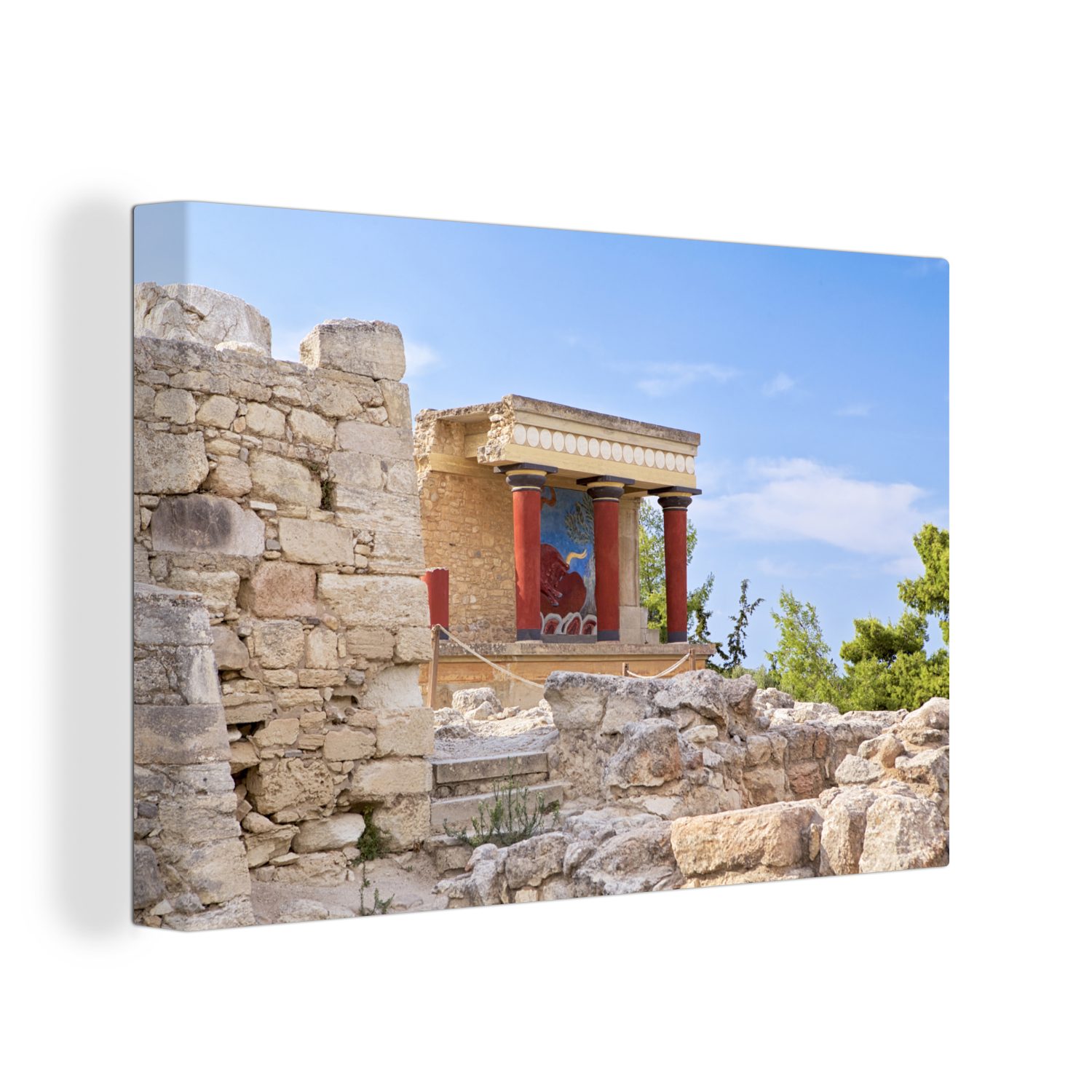 OneMillionCanvasses® Leinwandbild Knossos - Kreta - günstig online kaufen
