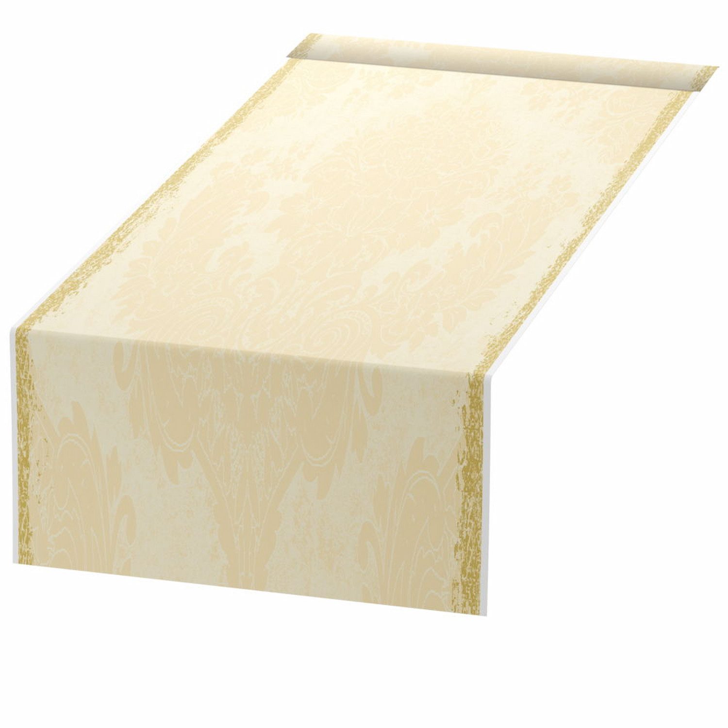 Duni Tischläufer 1 Dunicel® Tete-á-Tete, Royal cream, 0,4 m x 24m, 183401