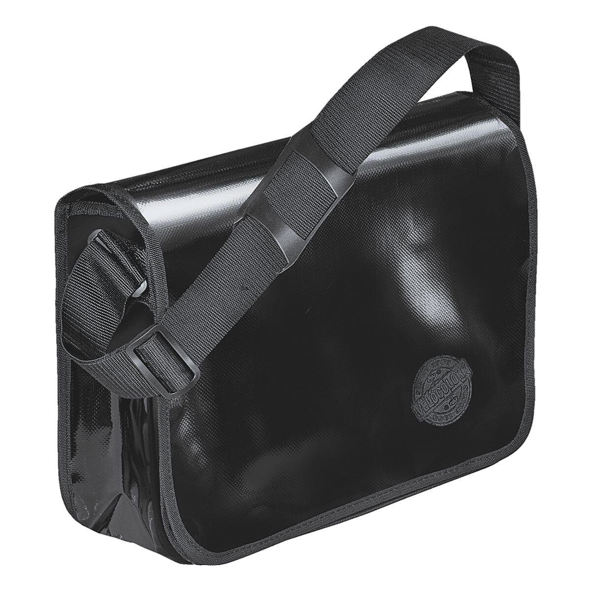 VELOFLEX Umhängetasche VELOCOLOR® 70003, mit verstellbarem Schultergurt mit Rutschsicherung schwarz