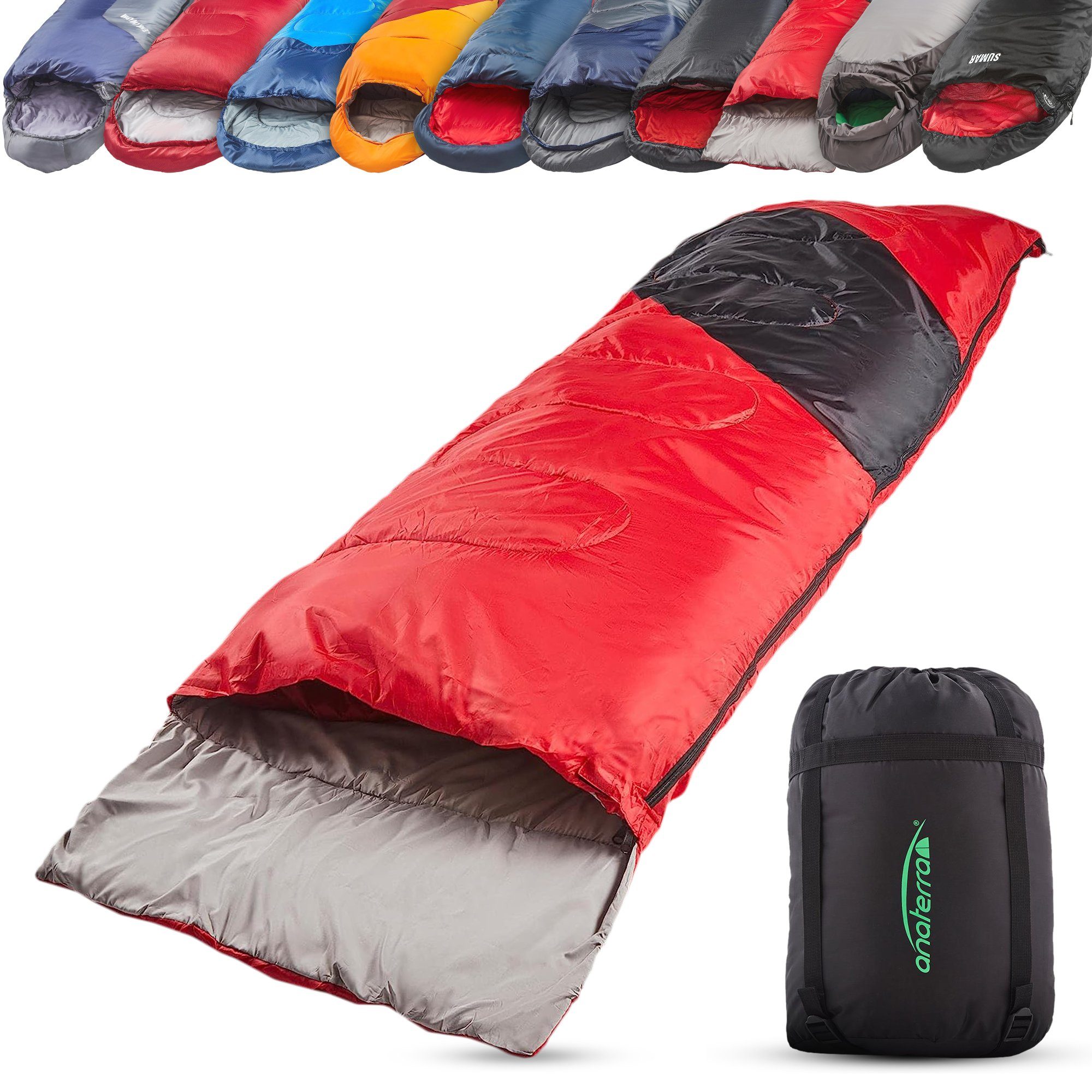 anaterra Mumienschlafsack Schlafsack Mumienschlafsack Deckenschlafsack Camp günstig online kaufen
