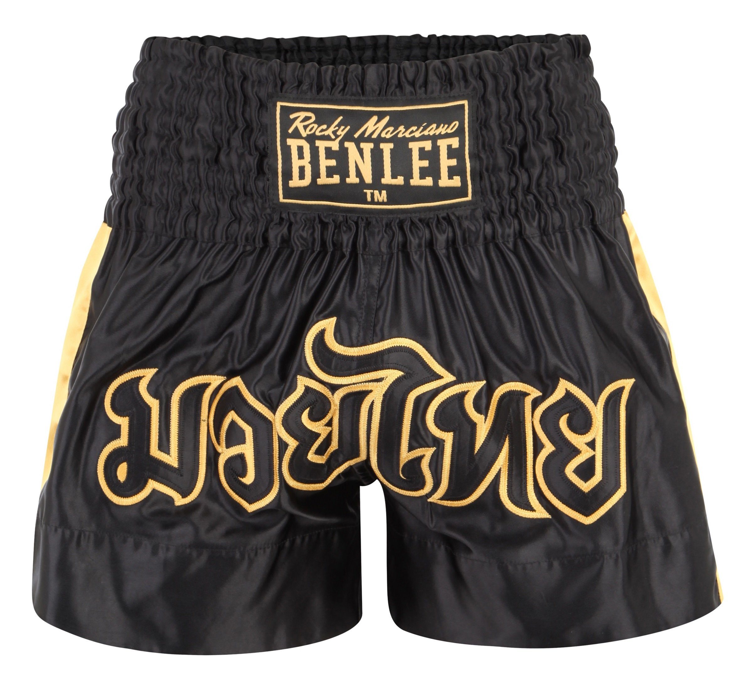 Benlee Rocky Marciano Sporthose Benlee Herren Boxshorts Thai Goldy black/gold | Turnhosen