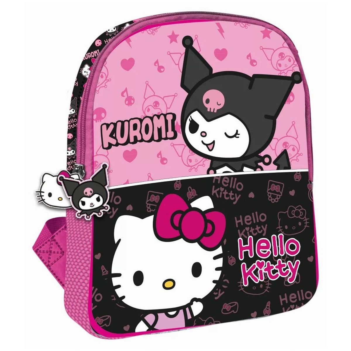Kinderrucksack Hello Kitty & Kuromi Rucksack, Tasche 30 cm