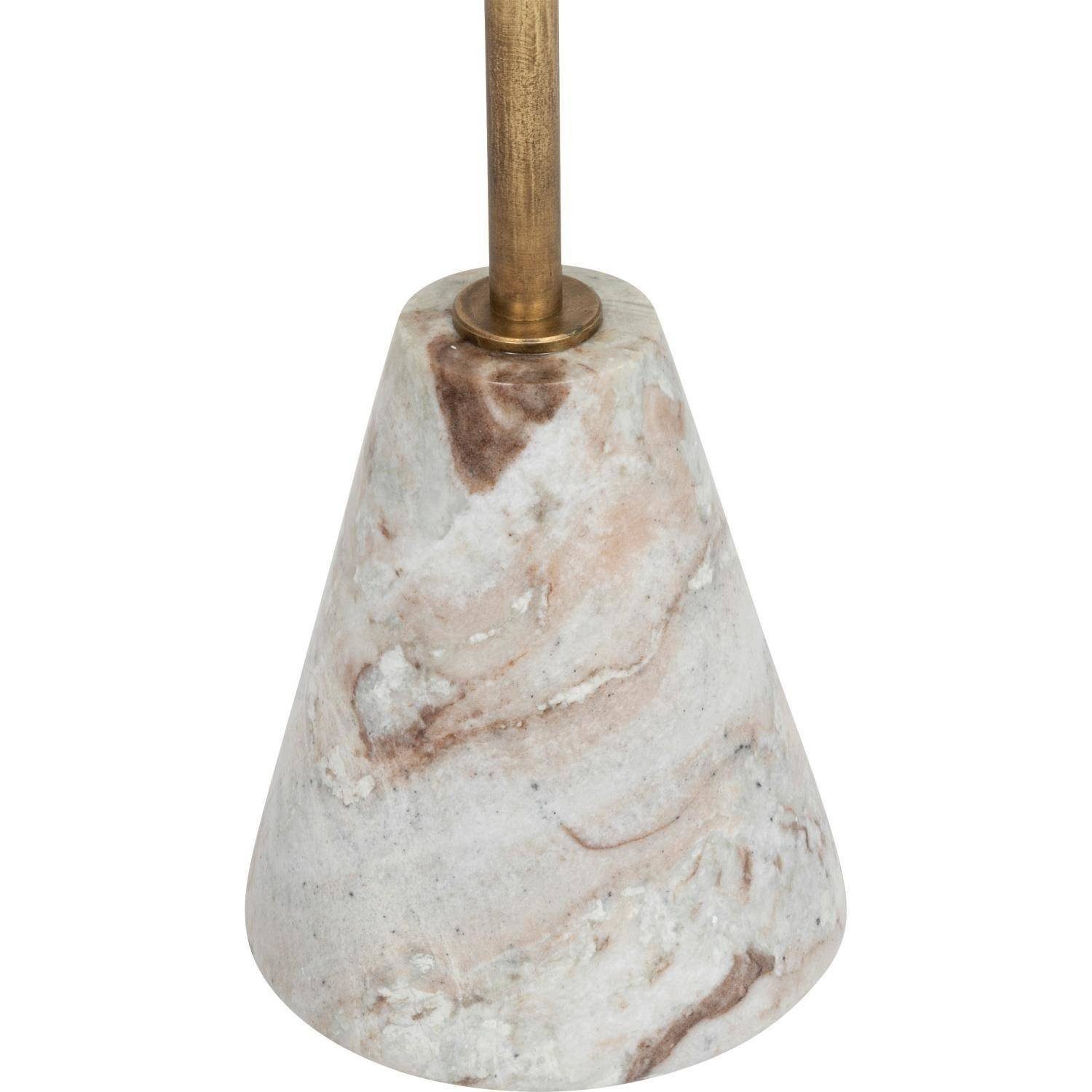 Atmosphera Créateur d'intérieur Beistelltisch Kaffeetisch Marmor und Holz, Ø 35,5 cm (funktional), keine – Bild 3 von 4