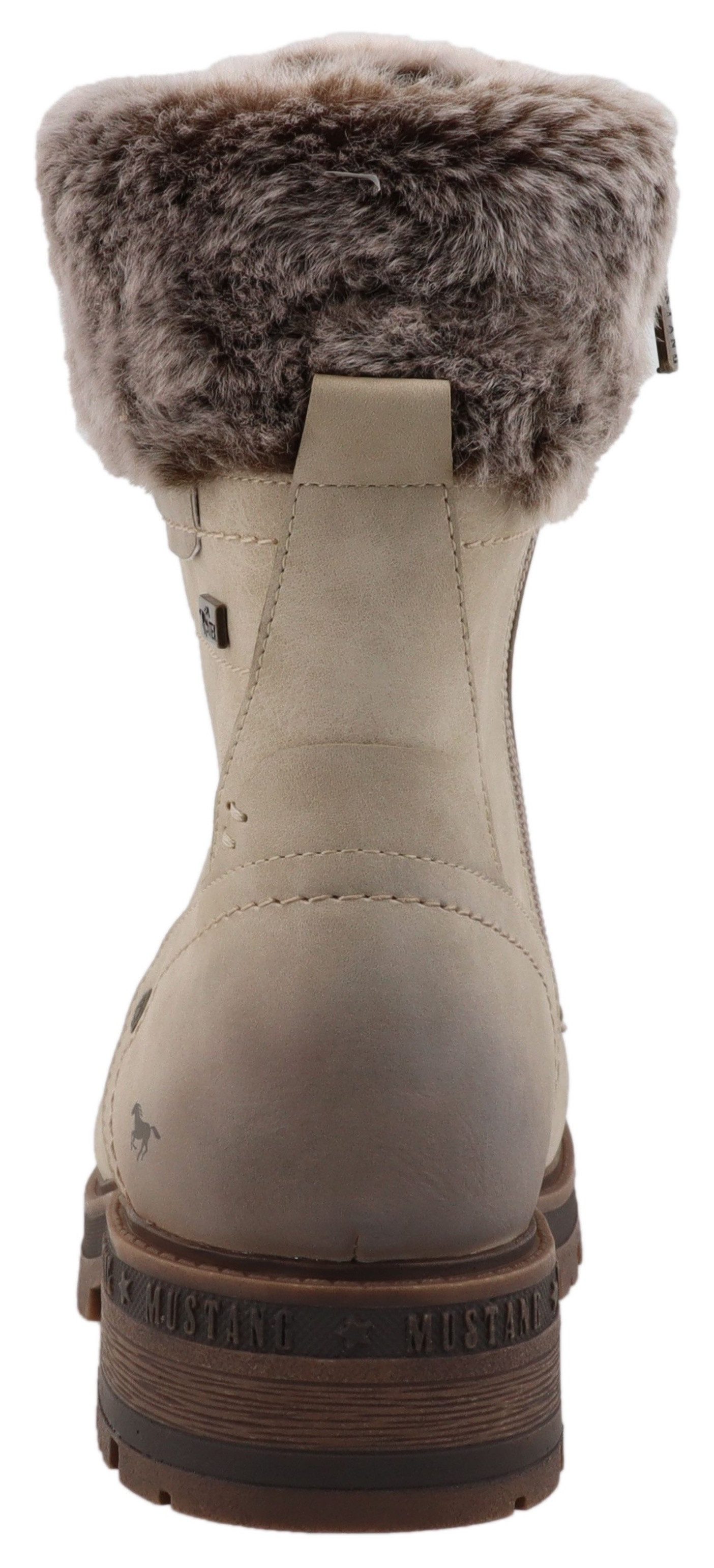 Mustang Shoes Darleen Winterstiefelette Winterboots mit Fellimitatkragen günstig online kaufen