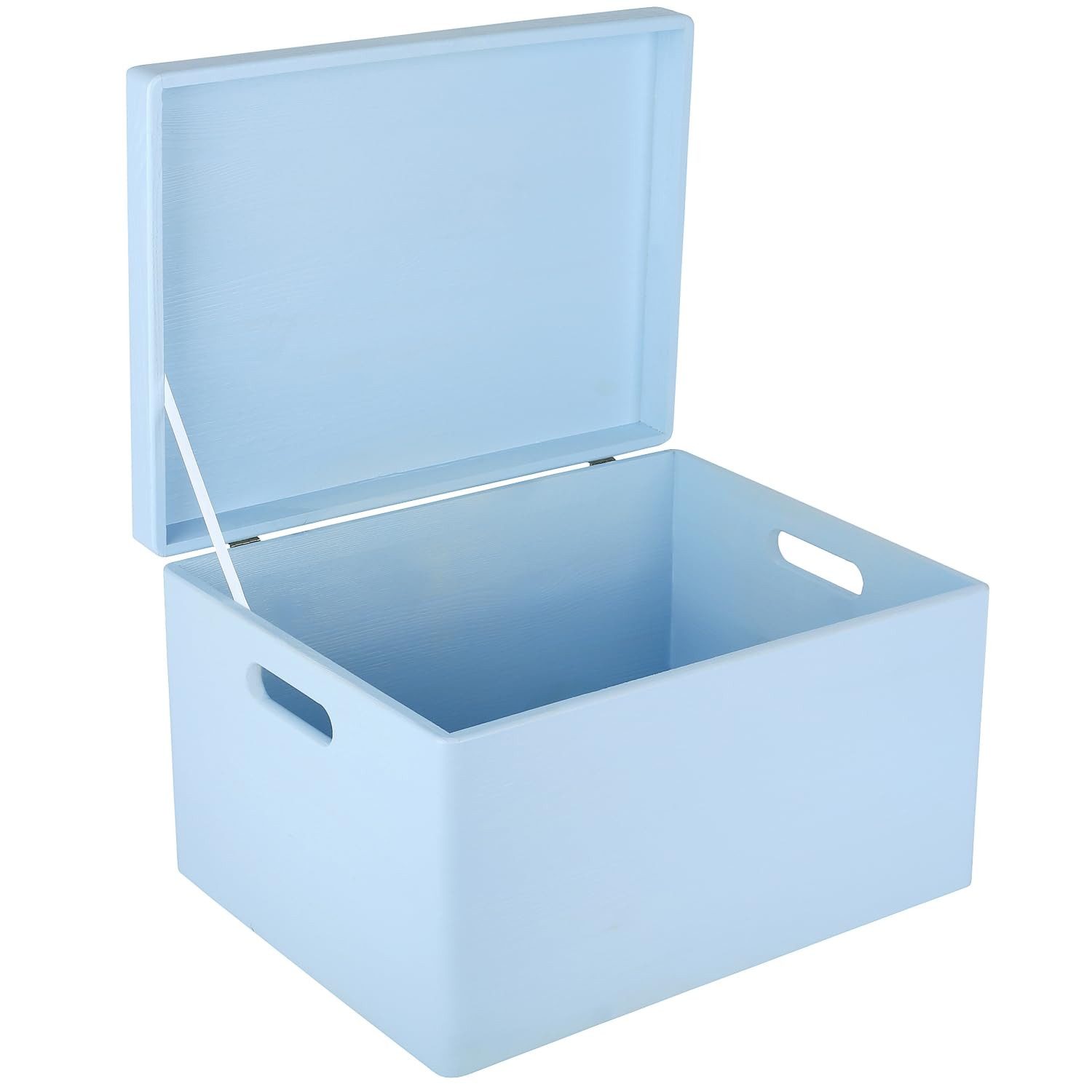 Creative Deco Holzkiste mit Deckel XXL 40x30x24 cm Erinnerungsbox Baby