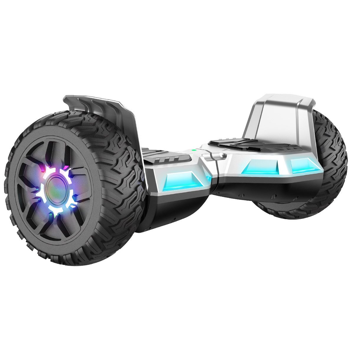 SISIGAD Balance Scooter 8,5'' Dualmotorräder, Hoverboard mit LED-Licht, Smart Bluetooth, 10 km/h, Hoverboard mit LED Lichter Bluetooth,Geschenk für Kinder