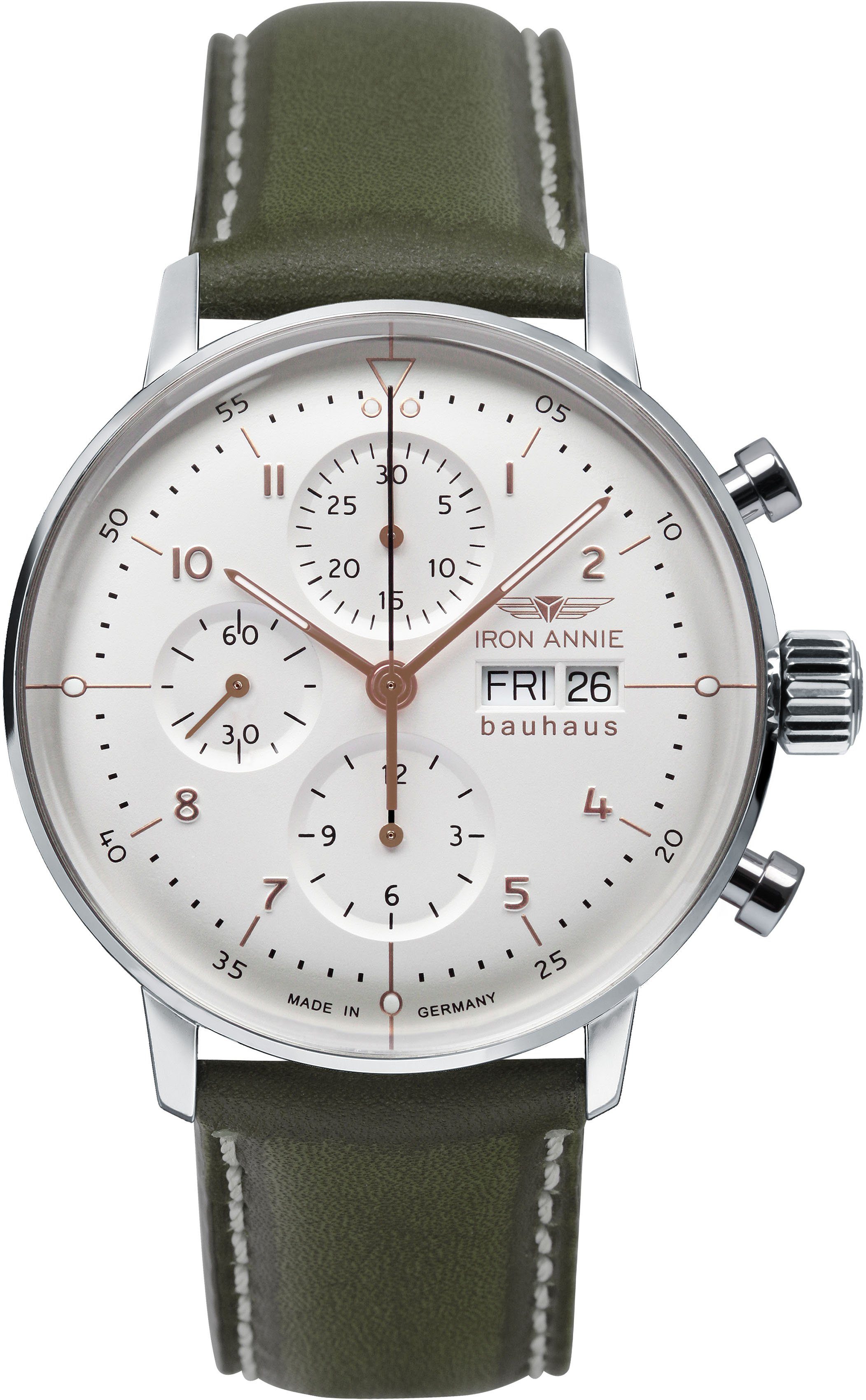 Empfohlene Produkte! IRON ANNIE Chronograph Bauhaus 7750, Exklusiv Valjox ETA 5018-4O, Artikel