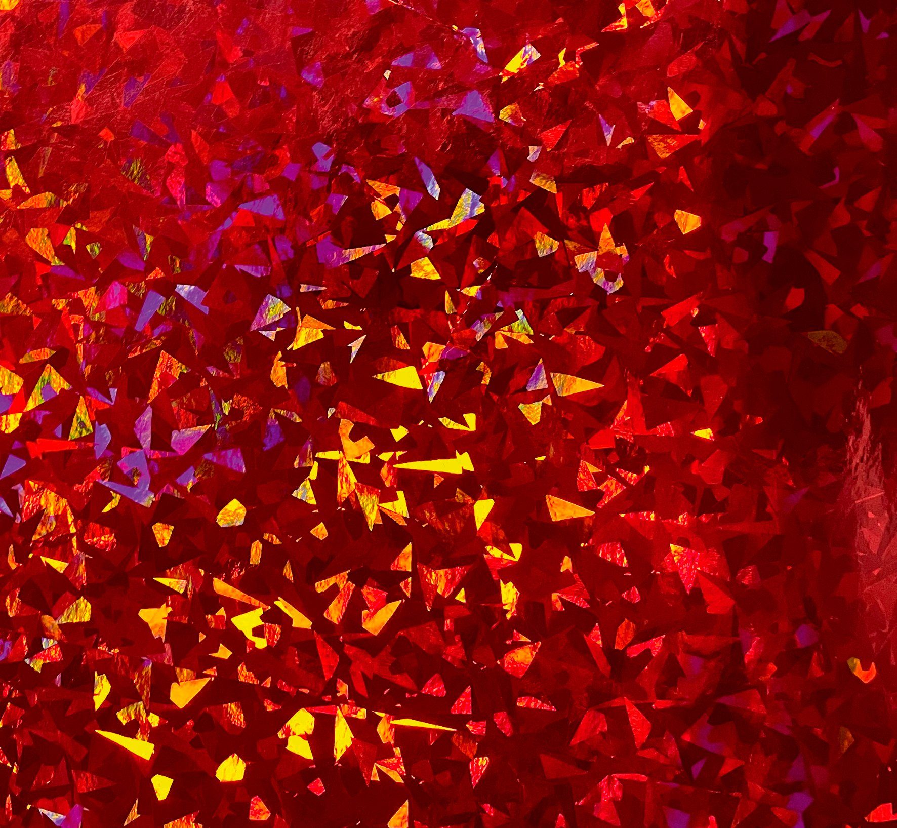 BSB Grußkarten Geschenkpapier Weihnachten - Röllchen 70x150cm – Holo rot