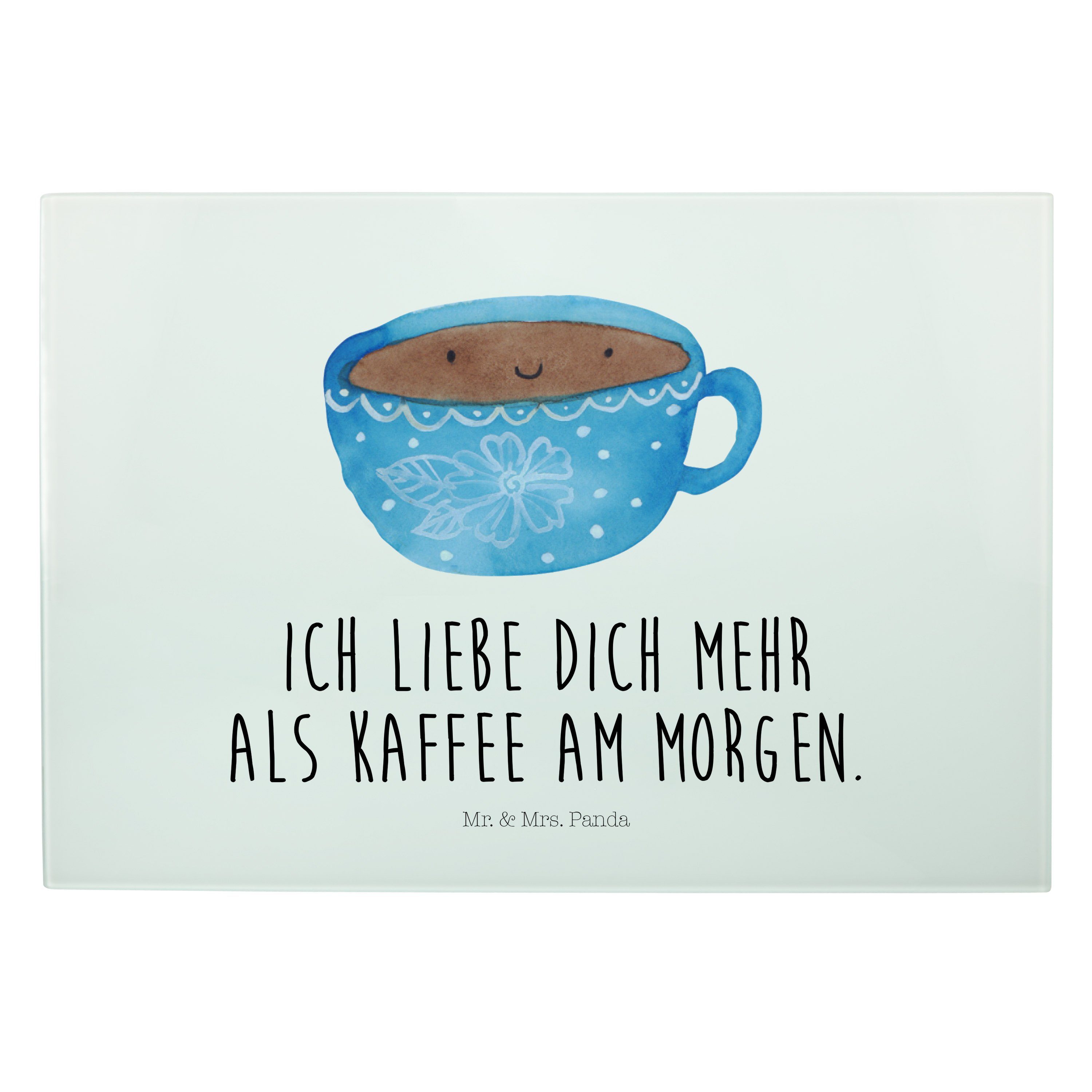 Mr. & Mrs. Panda Servierbrett »Kaffee Tasse Weiß Geschenk