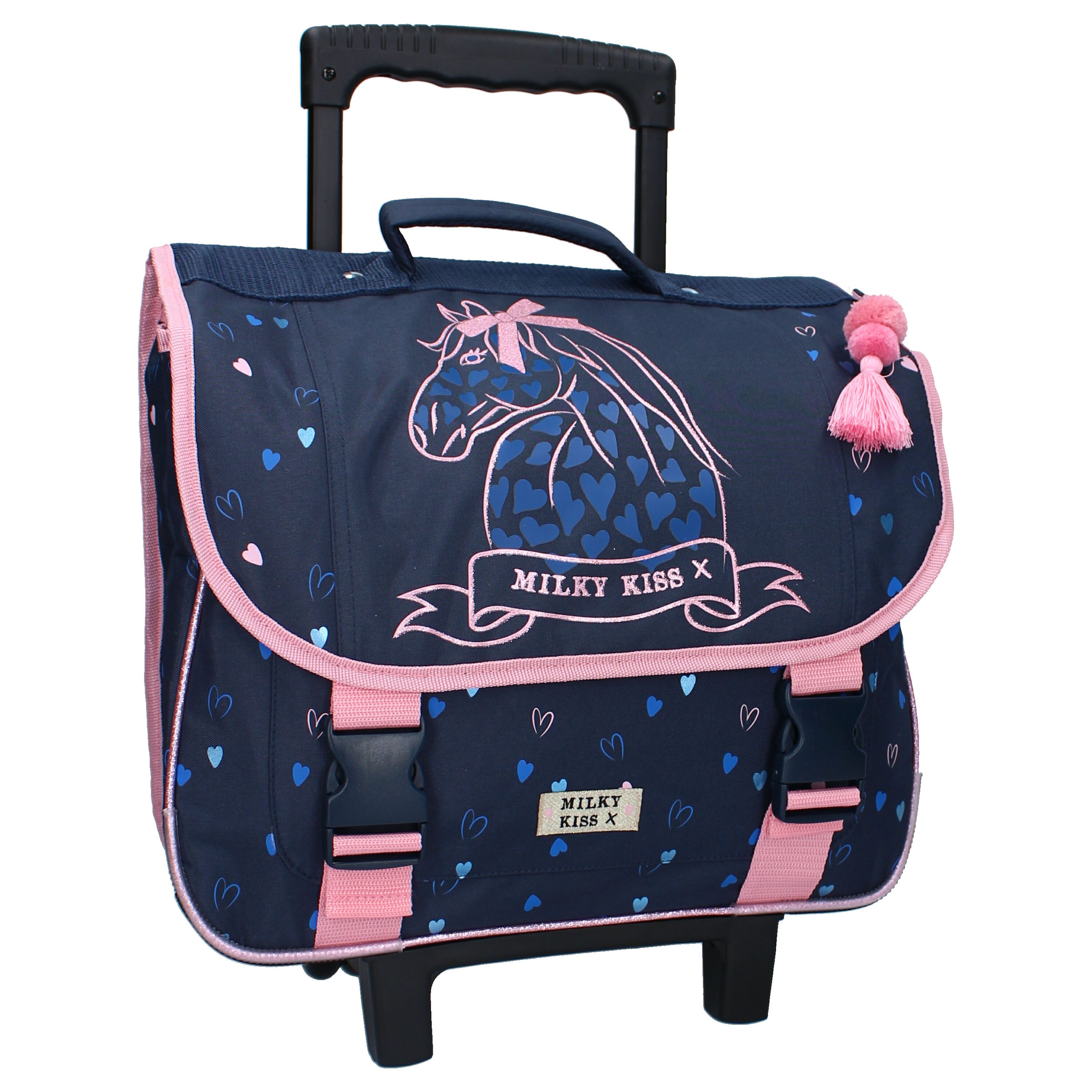 Vadobag Schulranzen Pferd Einhorn Trolley Schultasche Kindertrolley Trolly, Leicht, Innenmaße: 35 x 30 x 13 cm