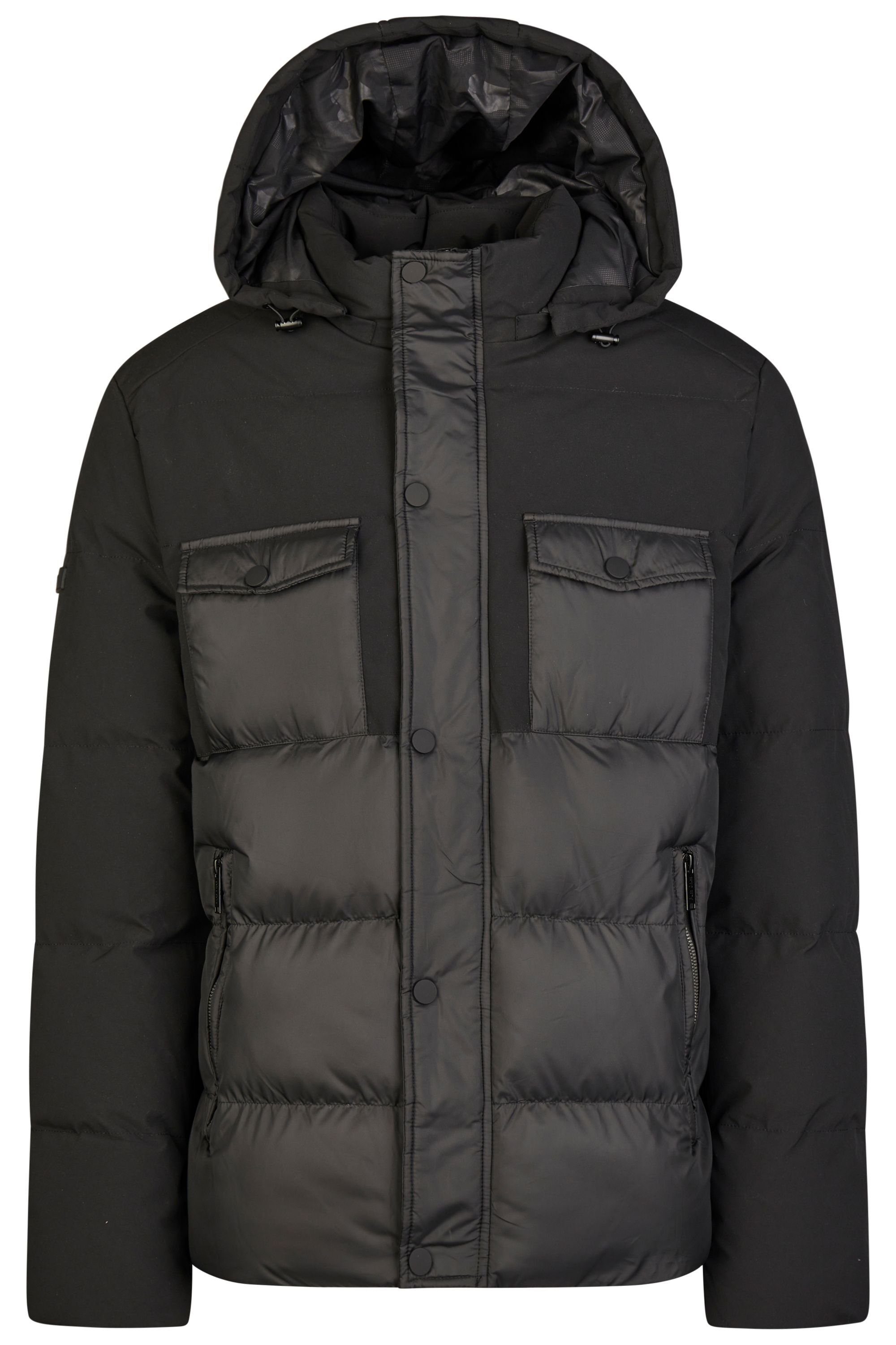 Poolman CRUSADER BLACK Outdoorjacke mit Kapuze