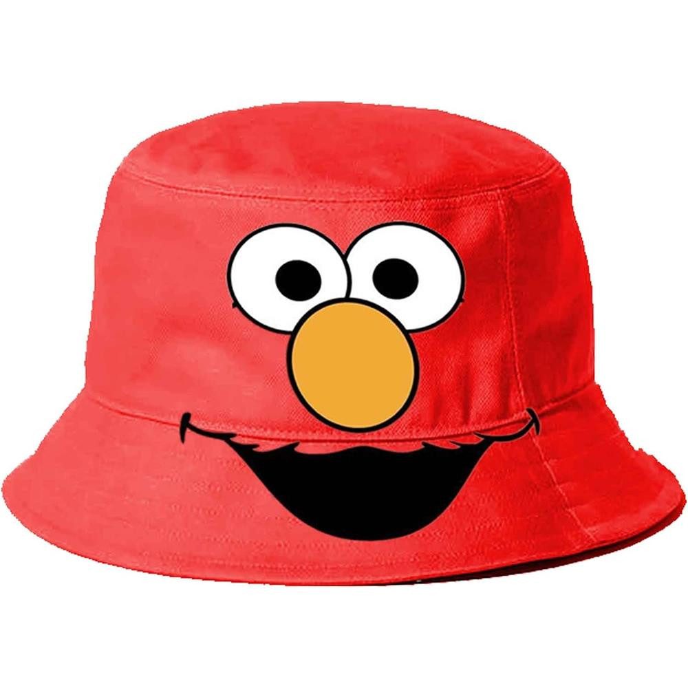 Karactermania Fitted Cap Sesamstraße Oskar der Griesgram Face Kinder-Bucket Hat Sesamstraße Elmo Design