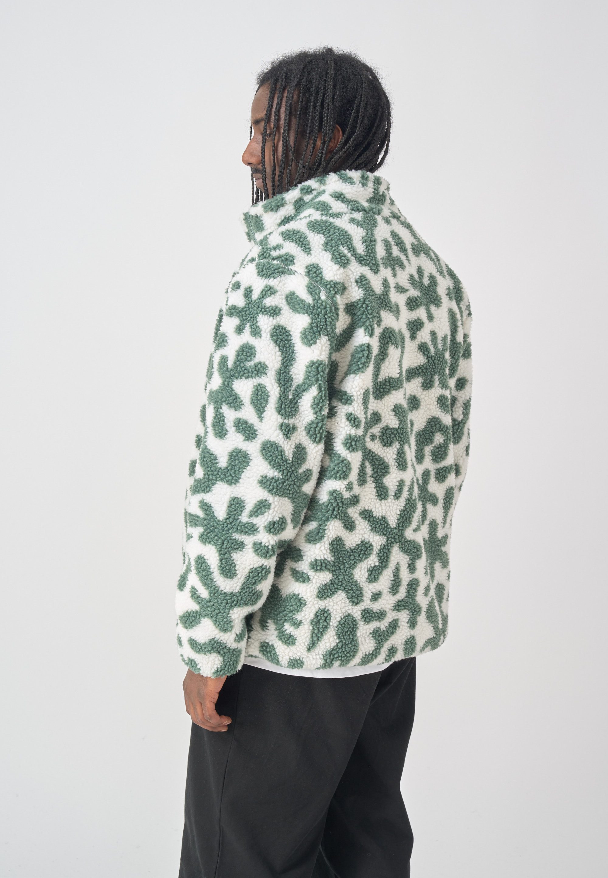 Cleptomanicx Fleecejacke mit lockerem Schntt